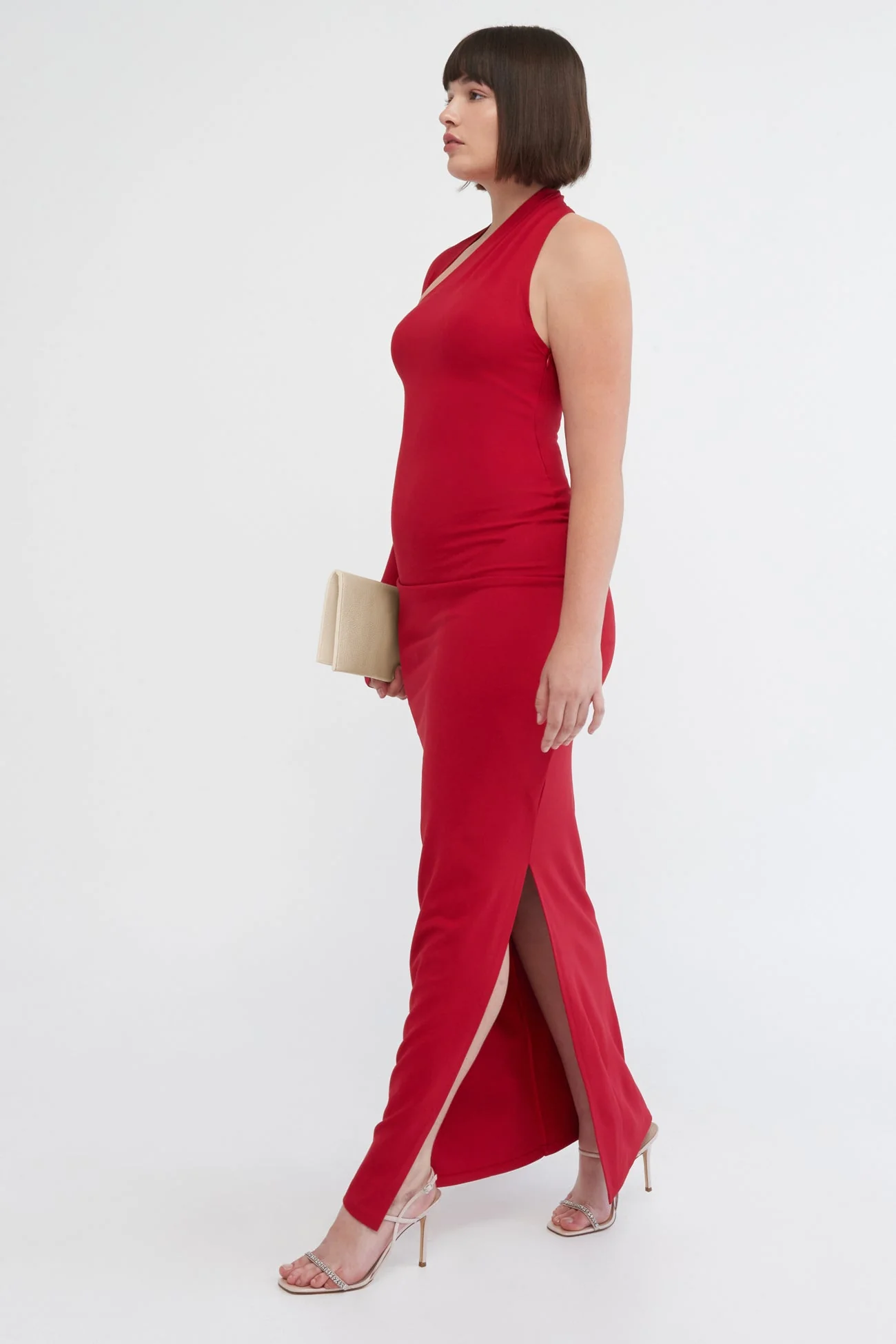 Manhattan Slit Gown | Multiple Colors - Image 11