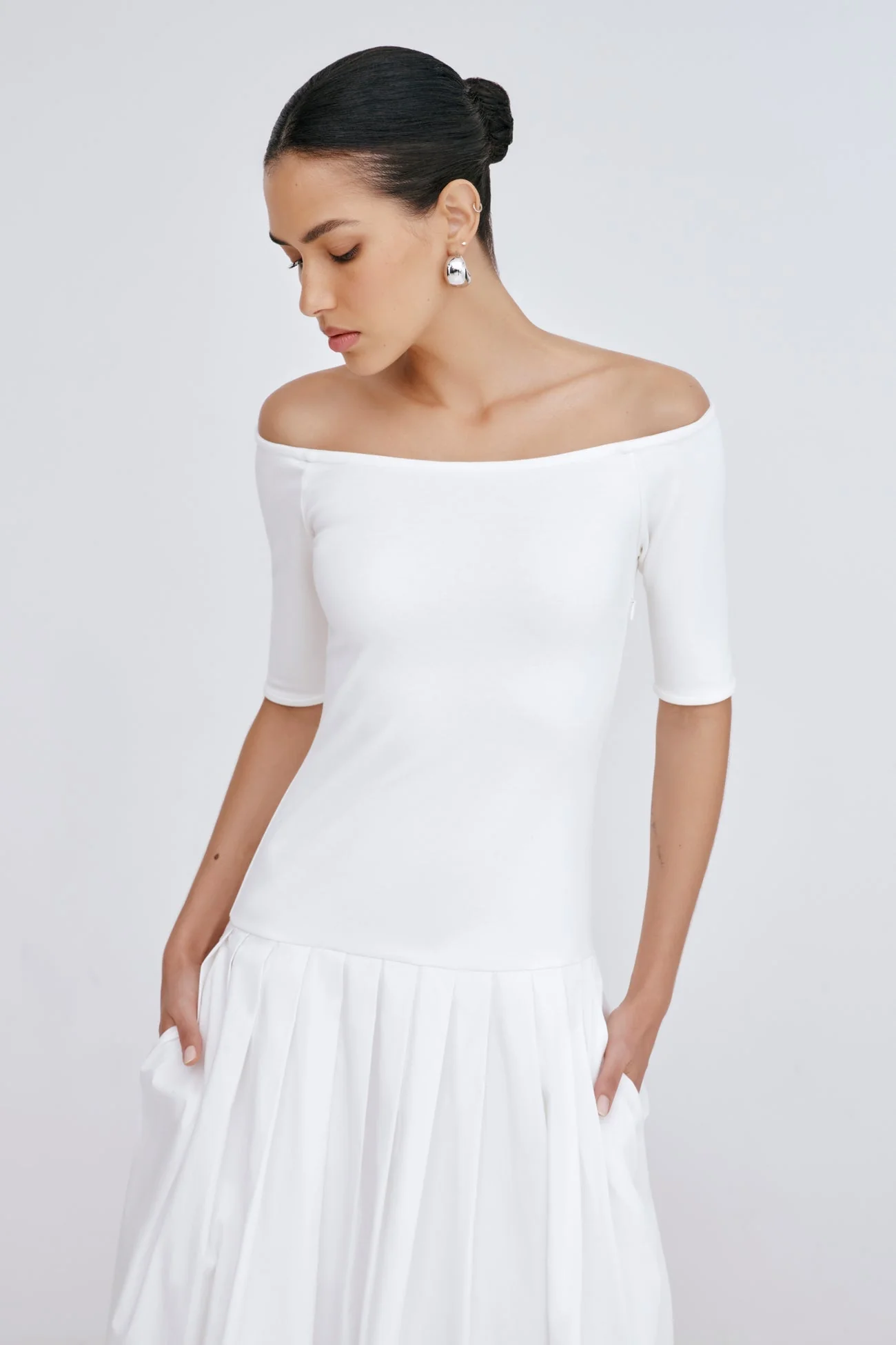 Mila Dress | Off White - Image 2