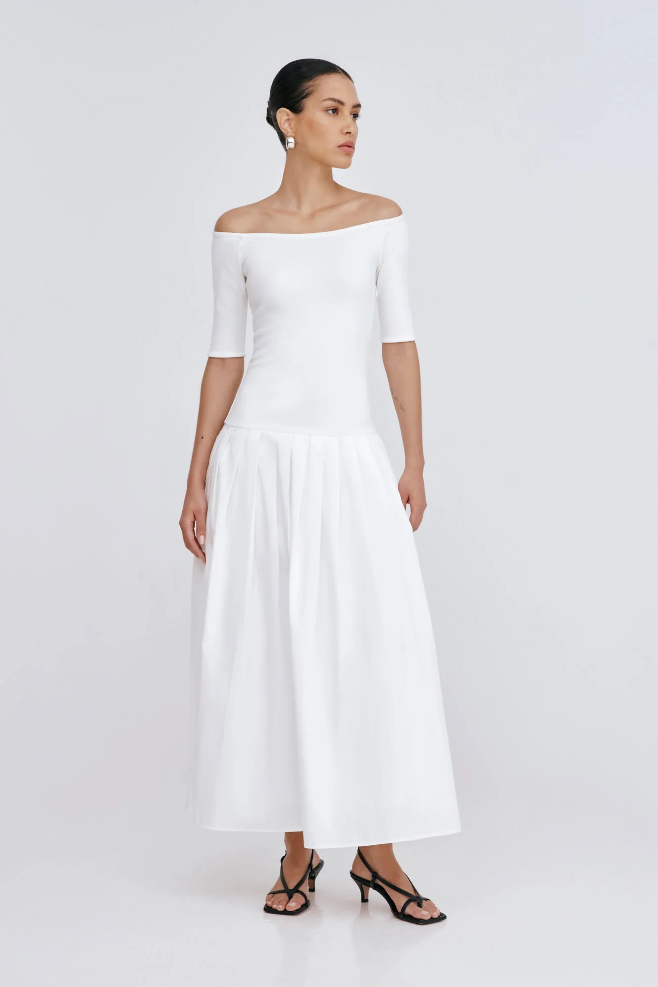 Mila Dress | Off White - Image 3