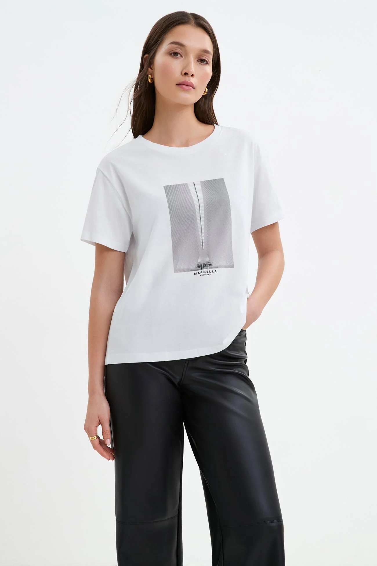 Oculus Graphic Tee | White - Image 4