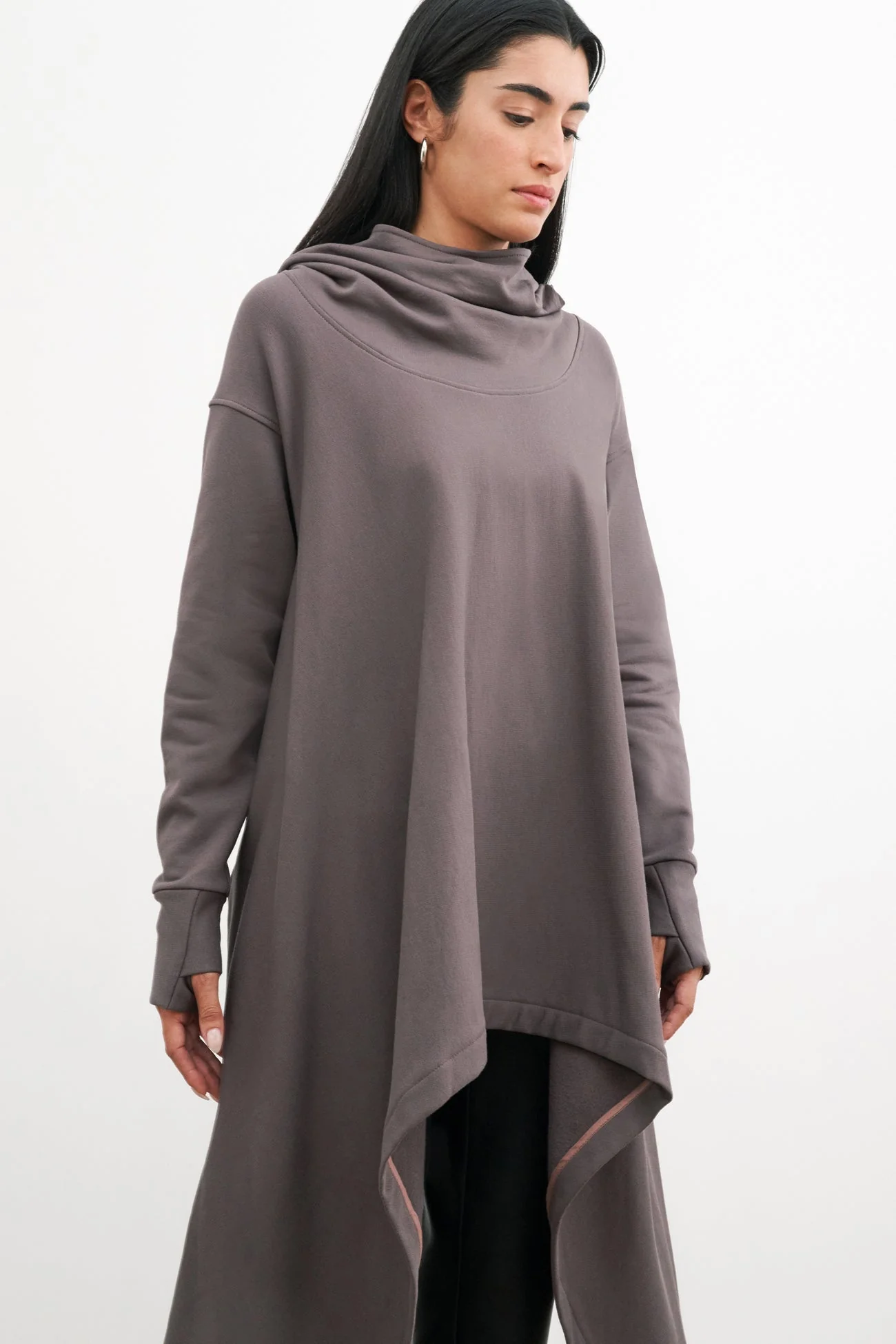 Rivington Sweatshirt Tunic | Anthracite - Image 2