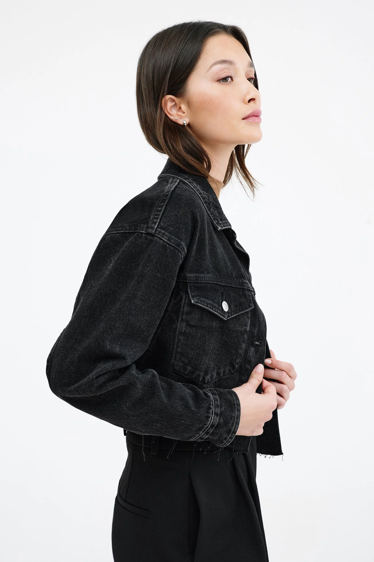 Rockland Denim Jacket | Black - Image 4