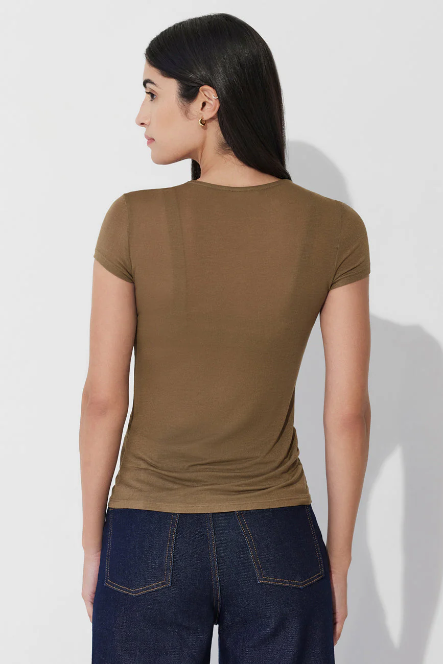 Sara Tee | Taupe - Image 3