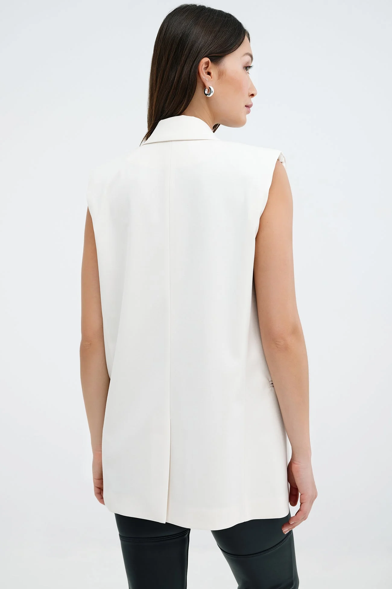 Selena Vest | Off White - Image 4