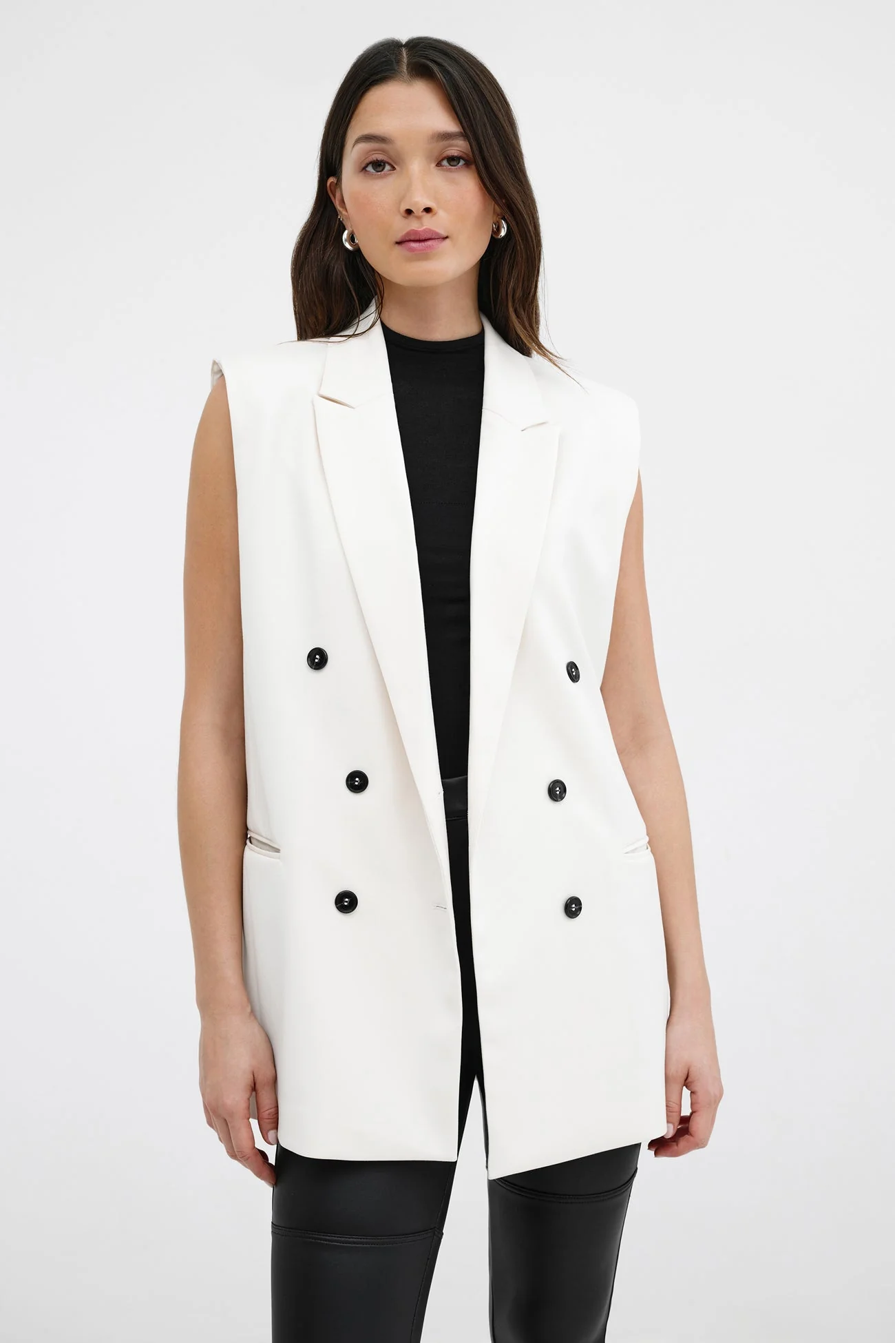 Selena Vest | Off White - Image 6