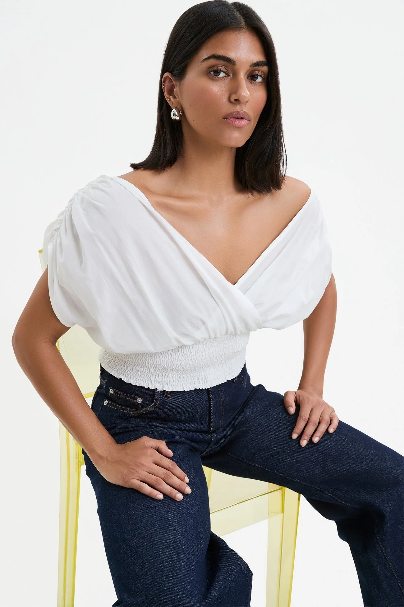 Signe Top | Off White - Image 5