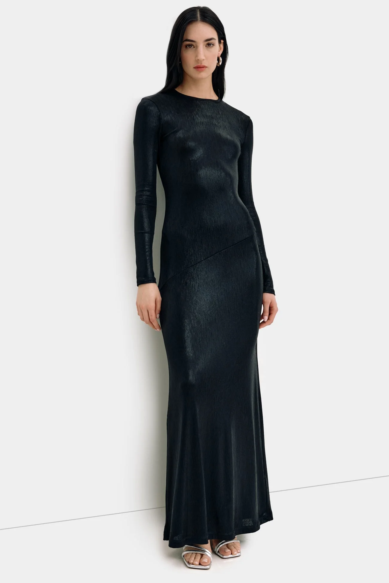 Sommar Metallic Dress | Onyx - Image 3