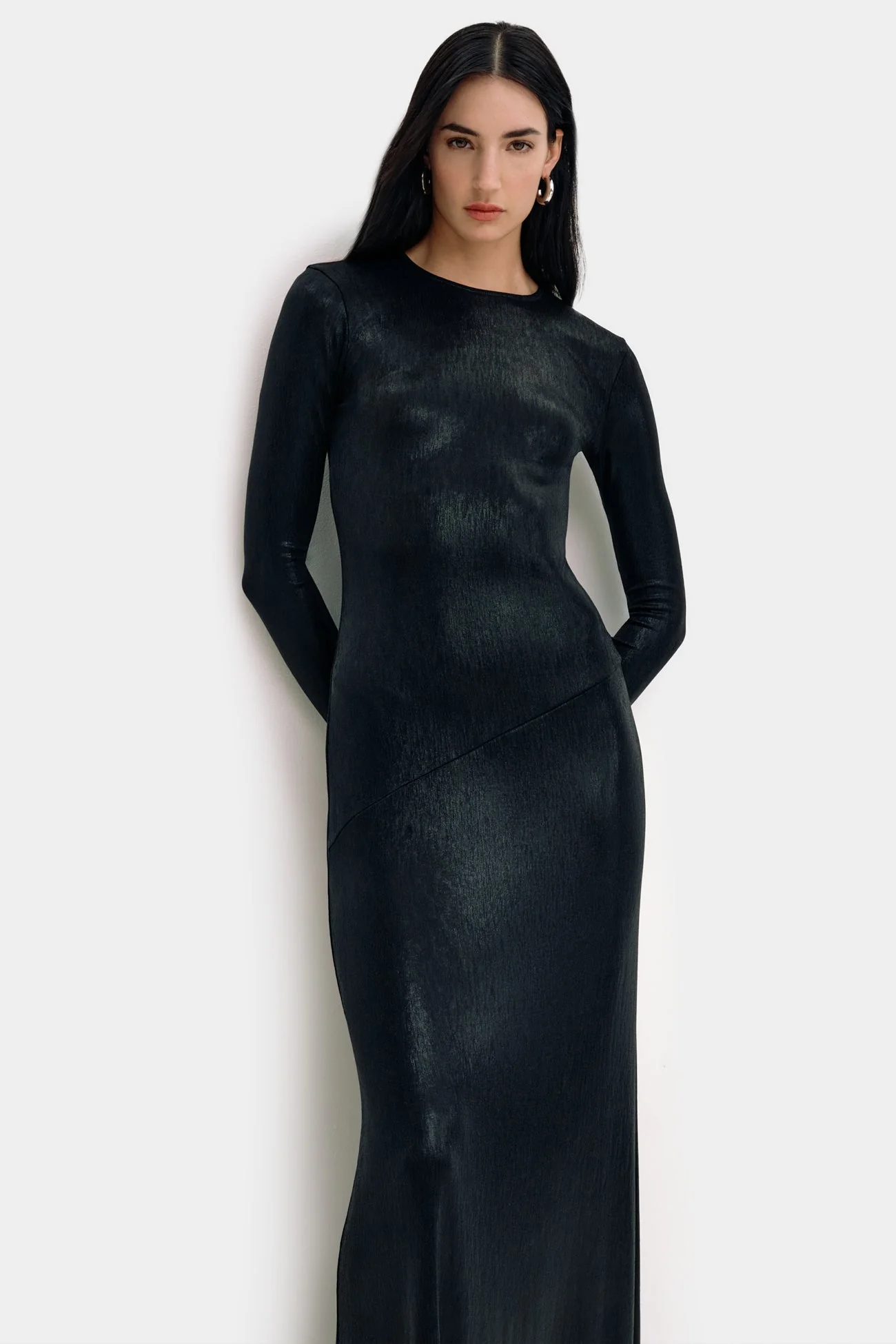 Sommar Metallic Dress | Onyx - Image 6