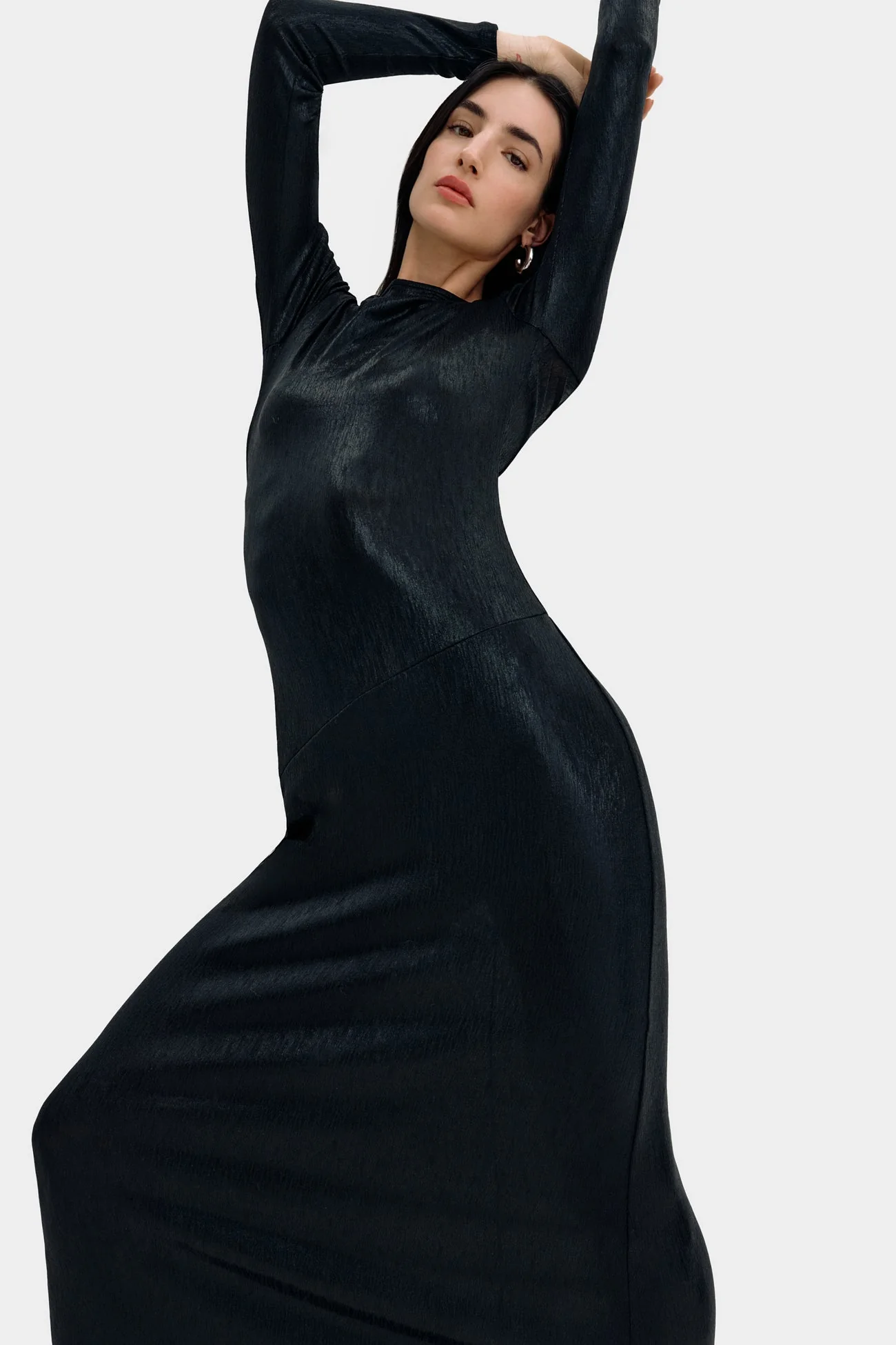 Sommar Metallic Dress | Onyx - Image 7