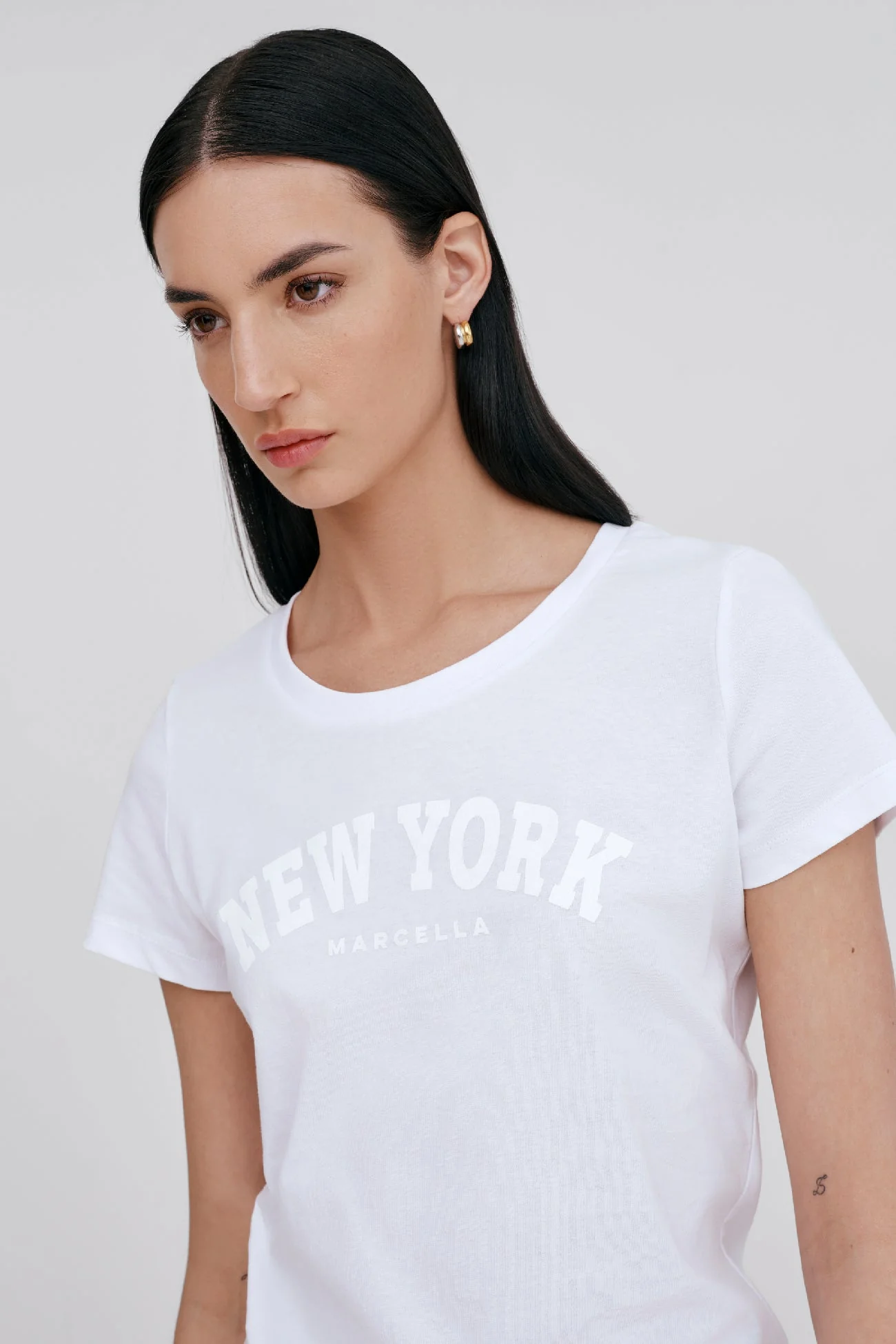 The Monochrome New York Tee | White - Image 2