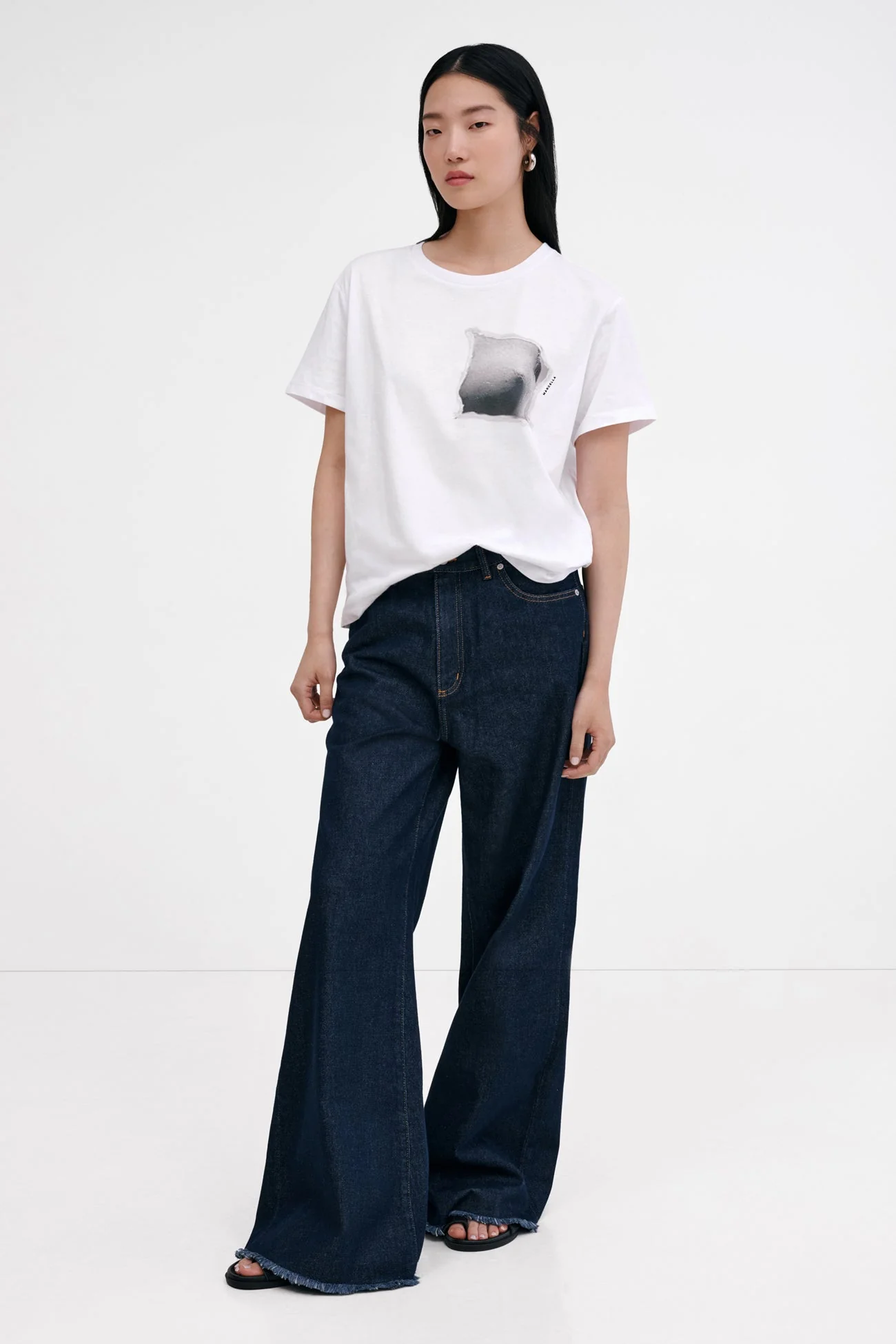 Torn Graphic Tee | White - Image 6