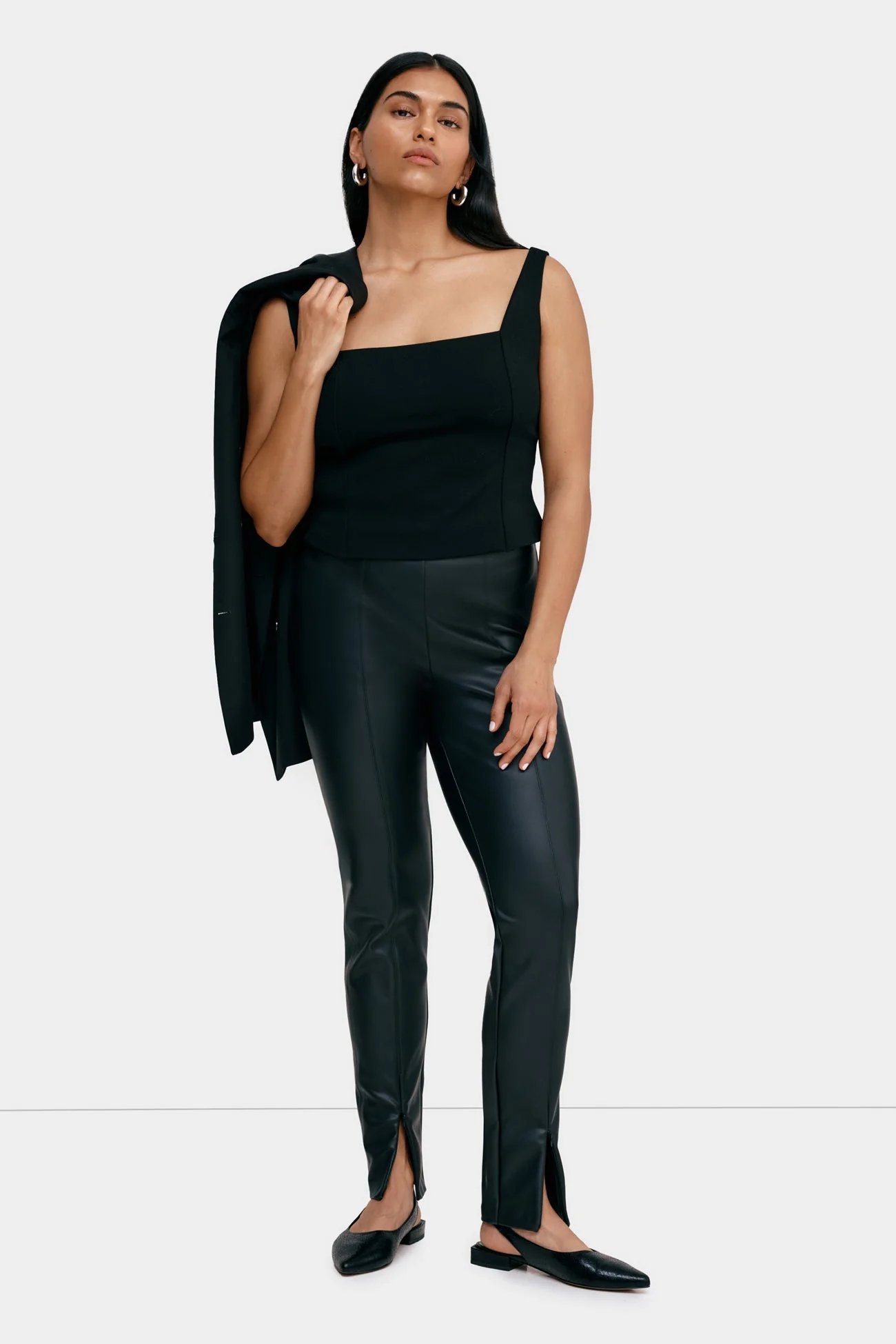 Tremont Vegan Leggings | Black - Image 6
