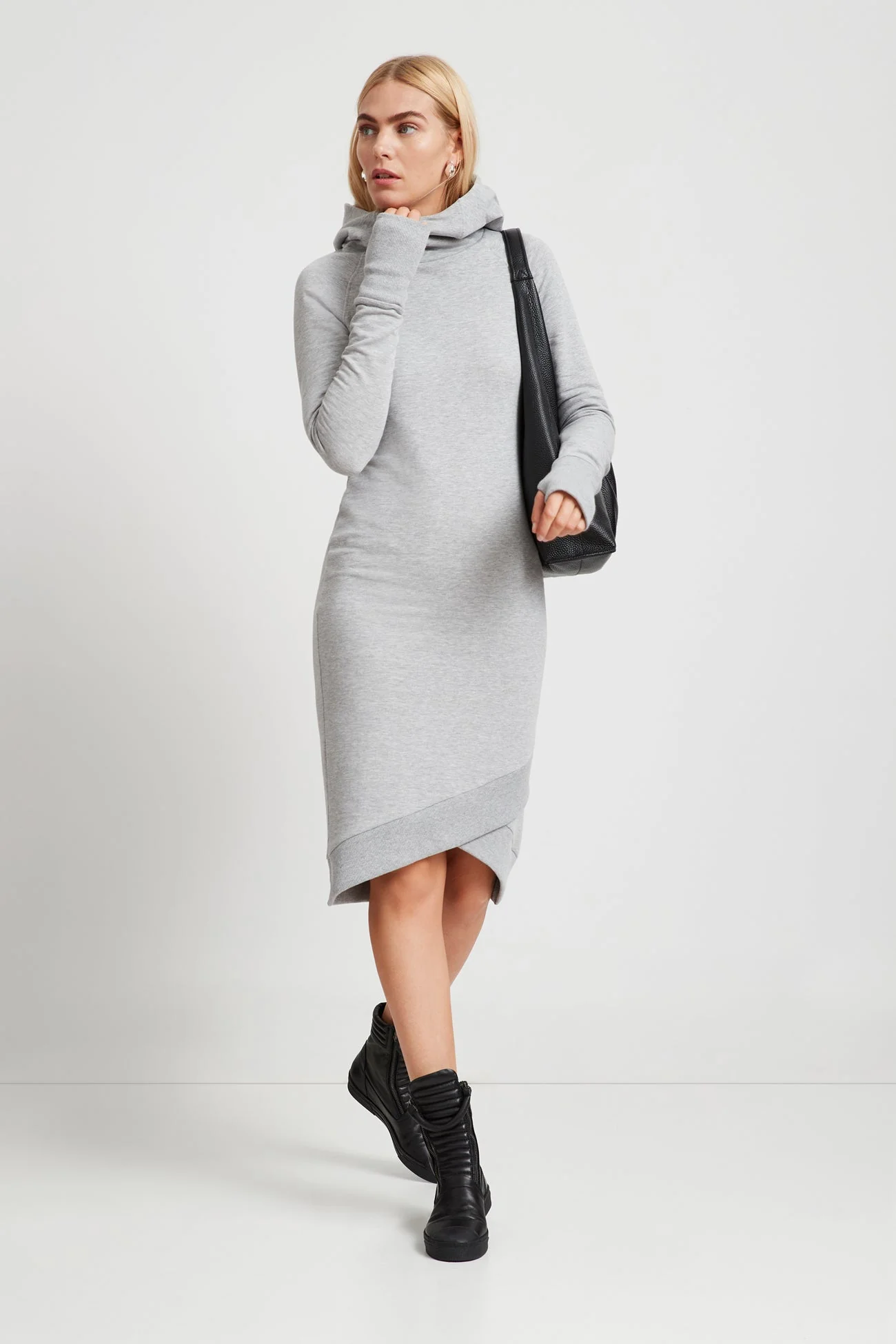 Walker Sweatshirt Dress | Multiple Colors - Image 5