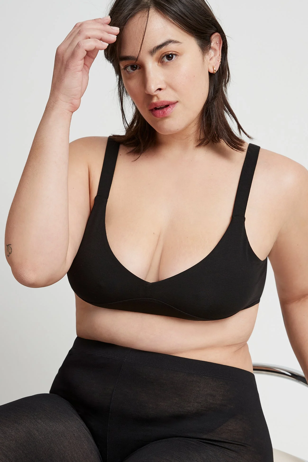 Mesh Back Bralette | Red - Image 13