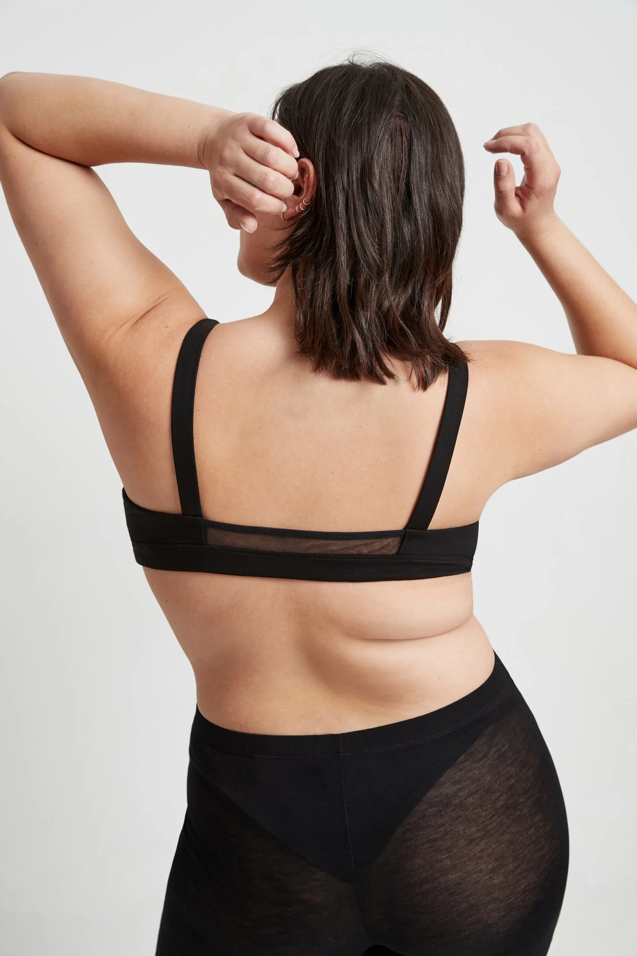Mesh Back Bralette | Red - Image 14