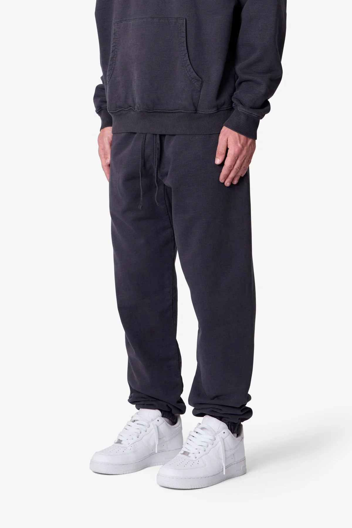 Heavy Basic Sweatpants | Washed Black - Image 3