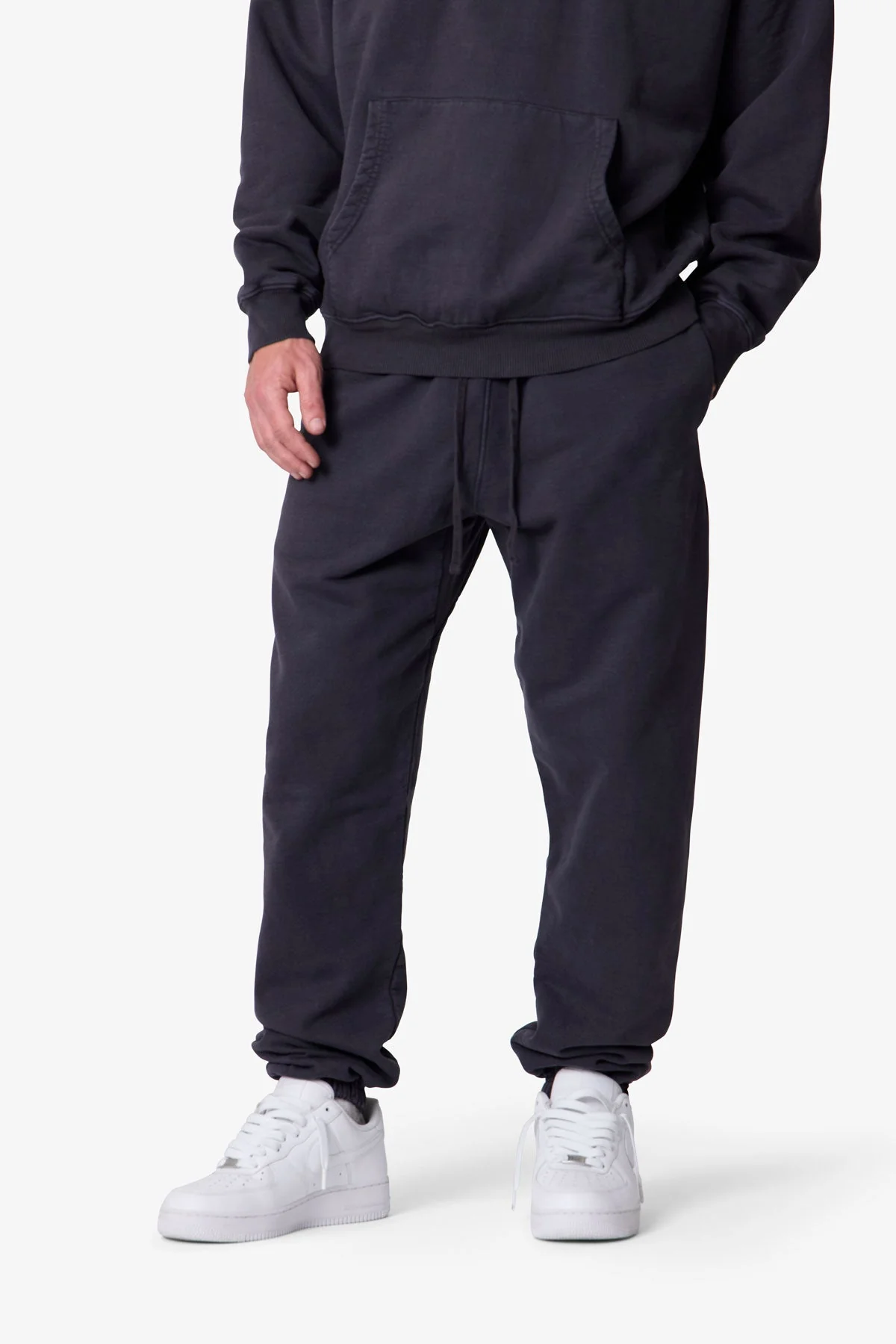 Heavy Basic Sweatpants | Washed Black - Image 6