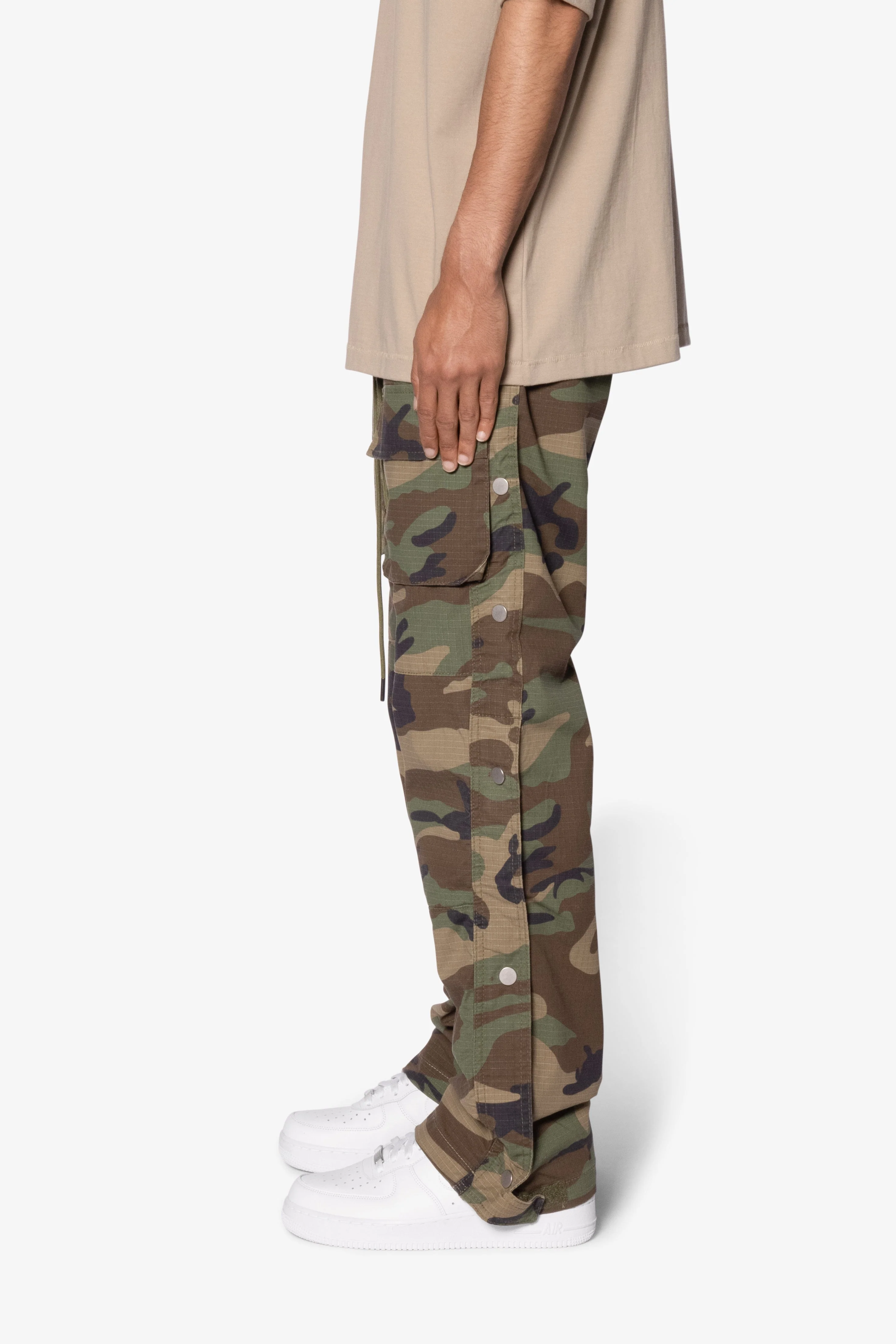 Snap Front Cargo Pants | Camo - Image 5