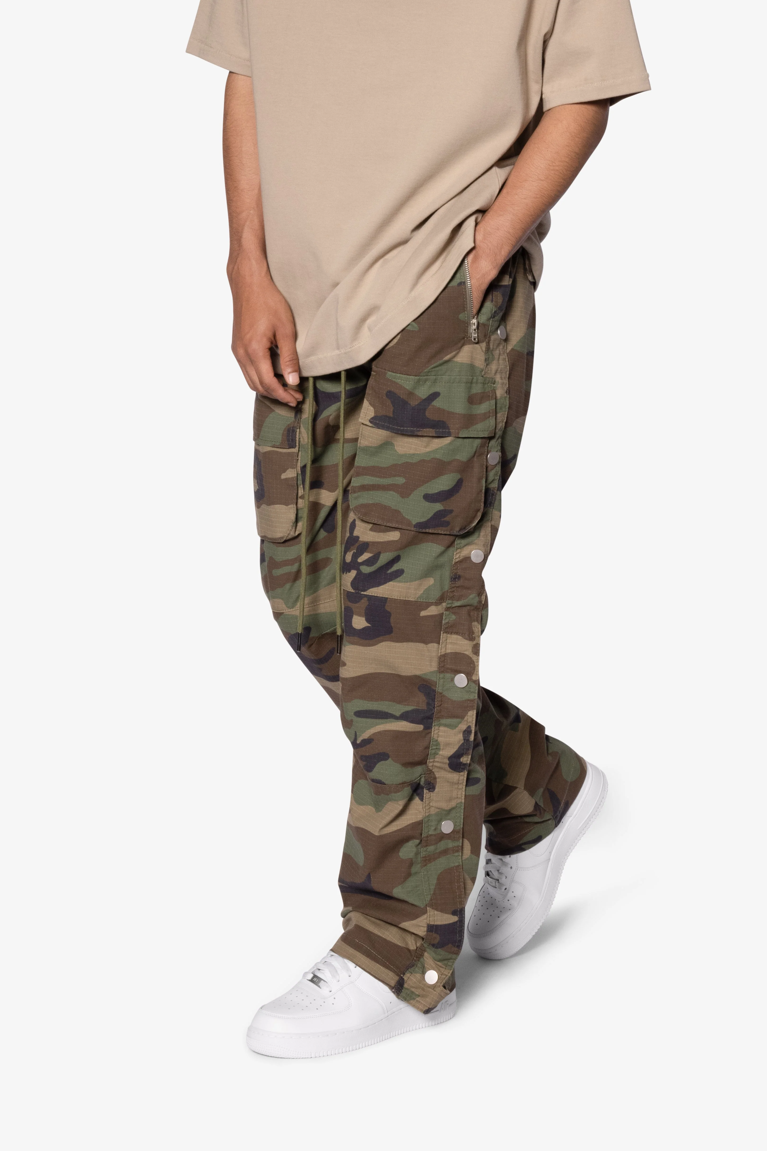 Snap Front Cargo Pants | Camo - Image 7