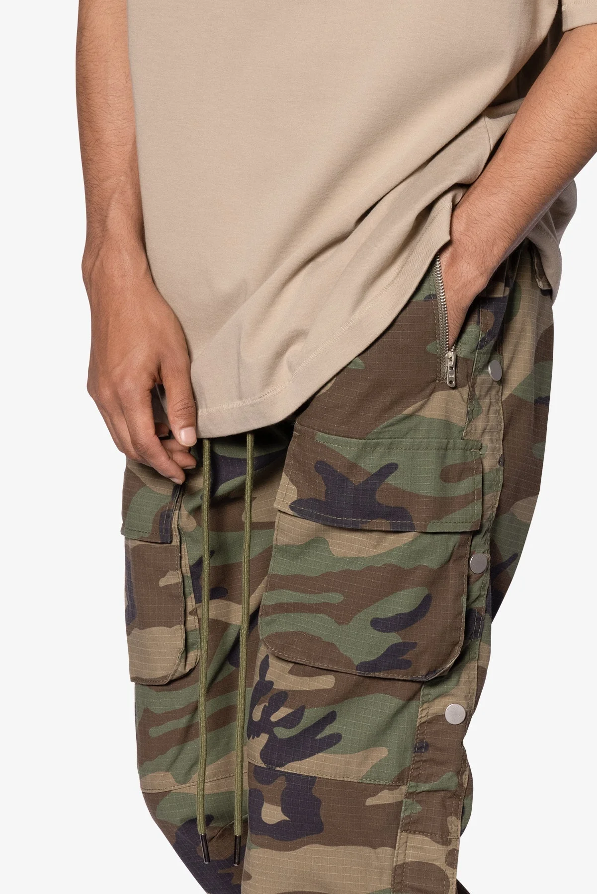 Snap Front Cargo Pants | Camo - Image 8
