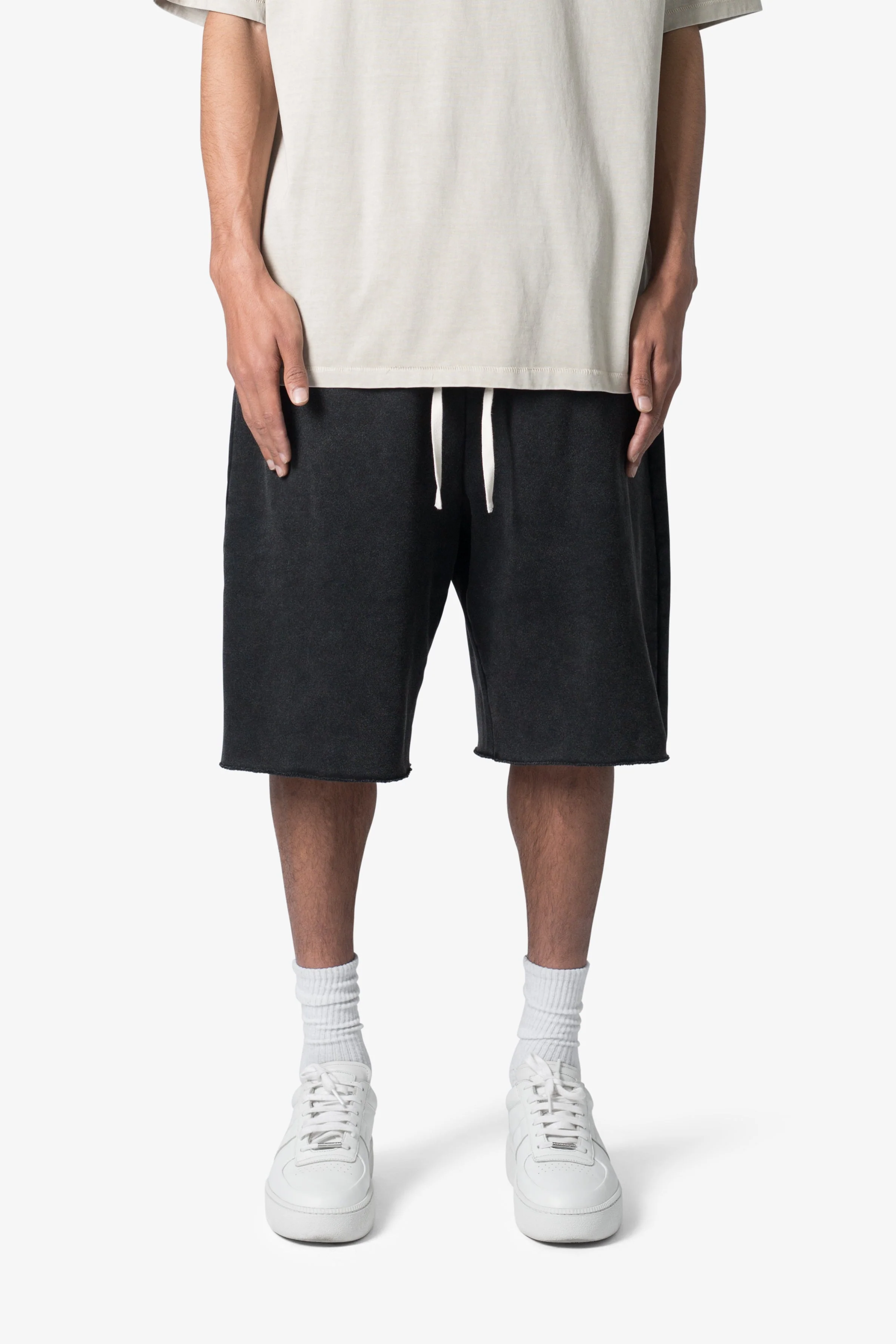 Ultra Baggy Sweatshorts | Washed Black - Image 2