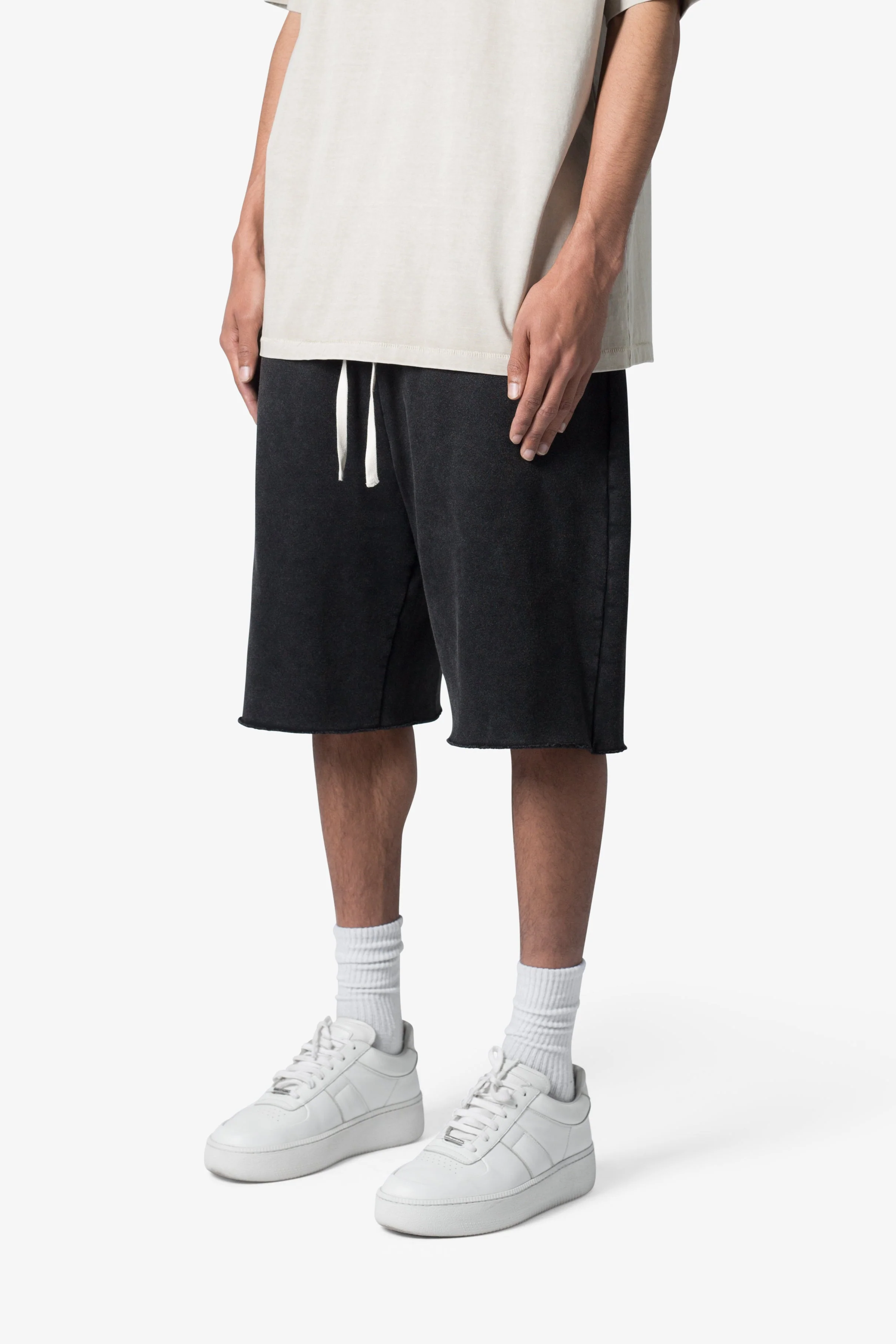Ultra Baggy Sweatshorts | Washed Black - Image 3