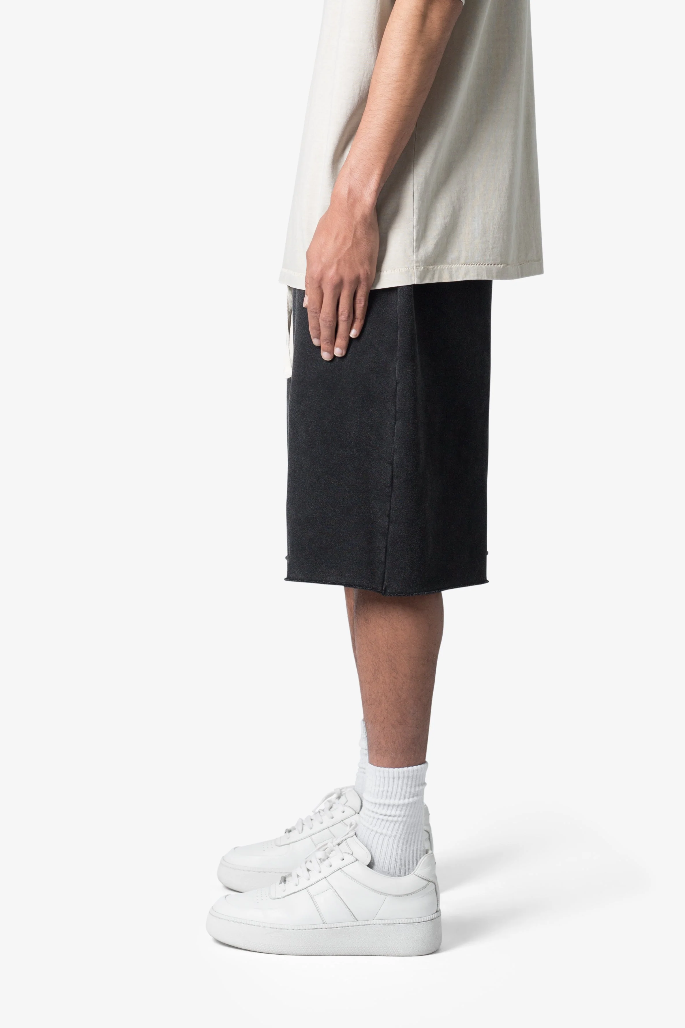 Ultra Baggy Sweatshorts | Washed Black - Image 4