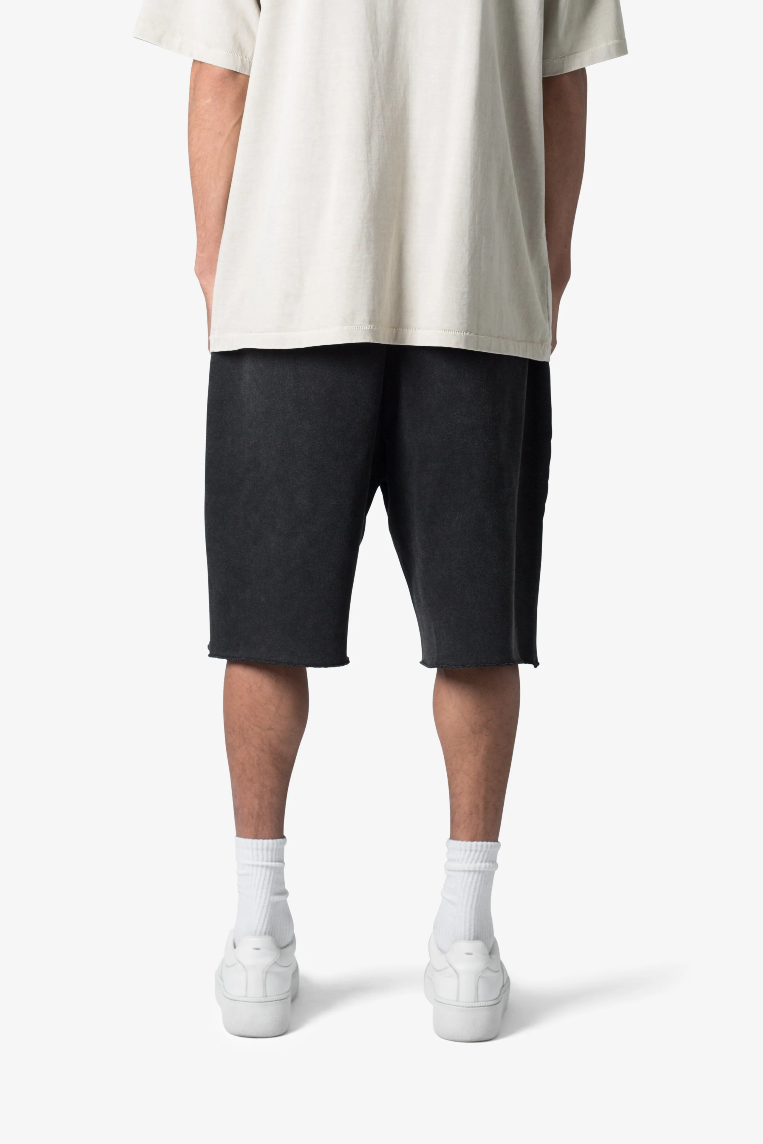 Ultra Baggy Sweatshorts | Washed Black - Image 5