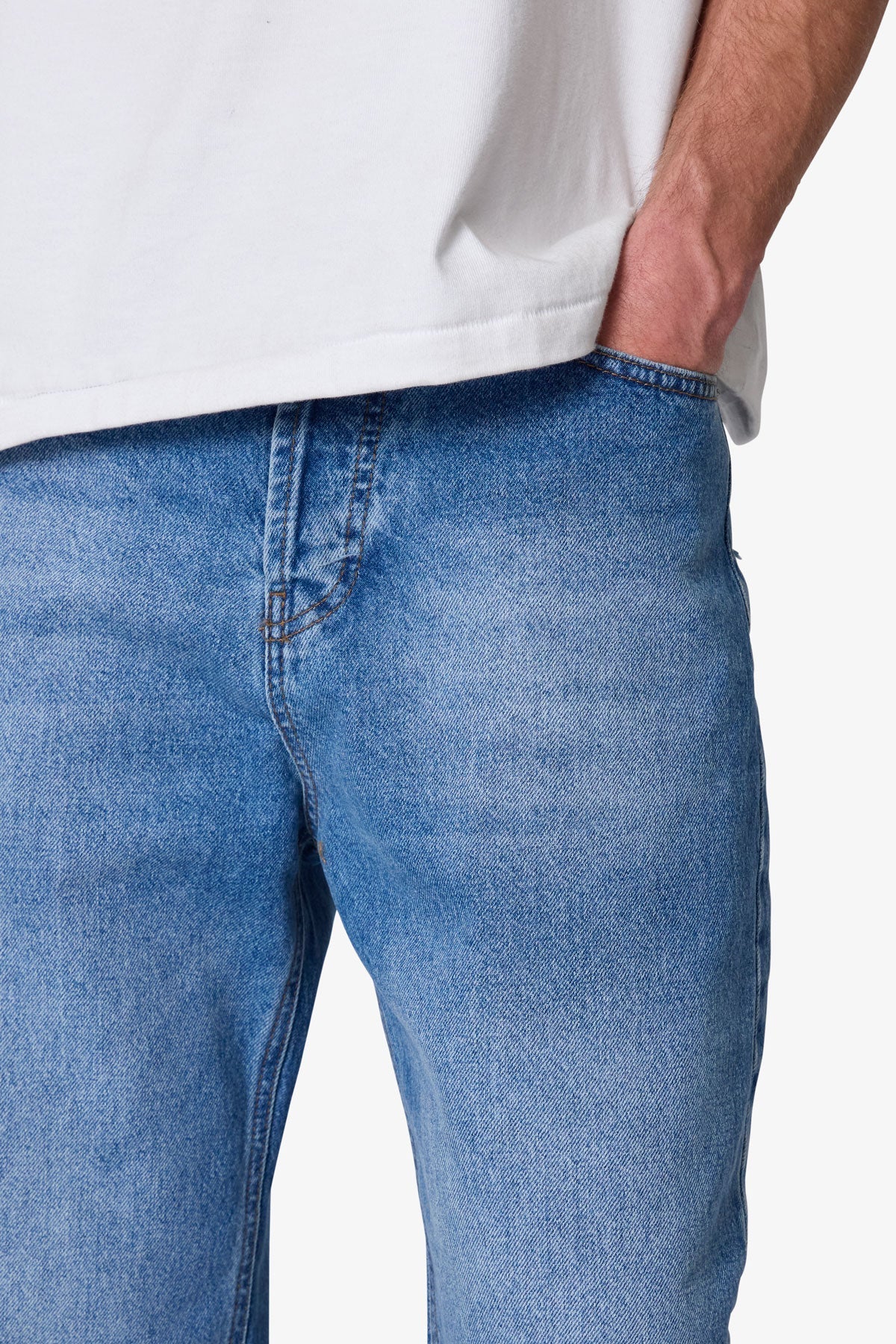 Baggy Denim | Washed Blue - Image 7