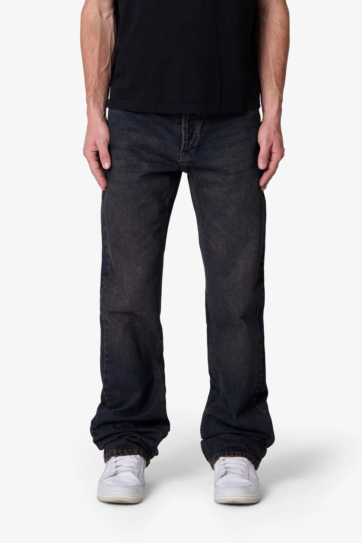 Bootcut Denim | Washed Brown - Image 2