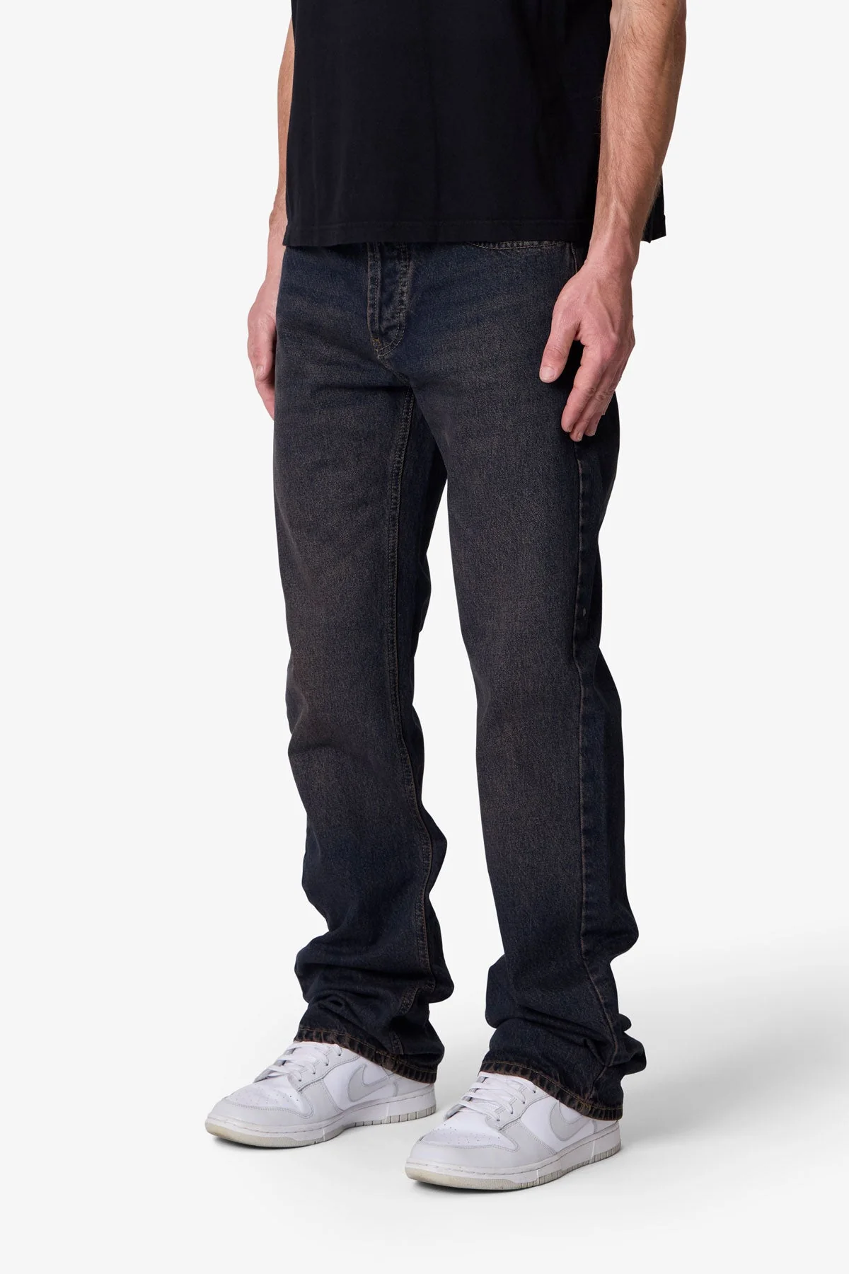 Bootcut Denim | Washed Brown - Image 3