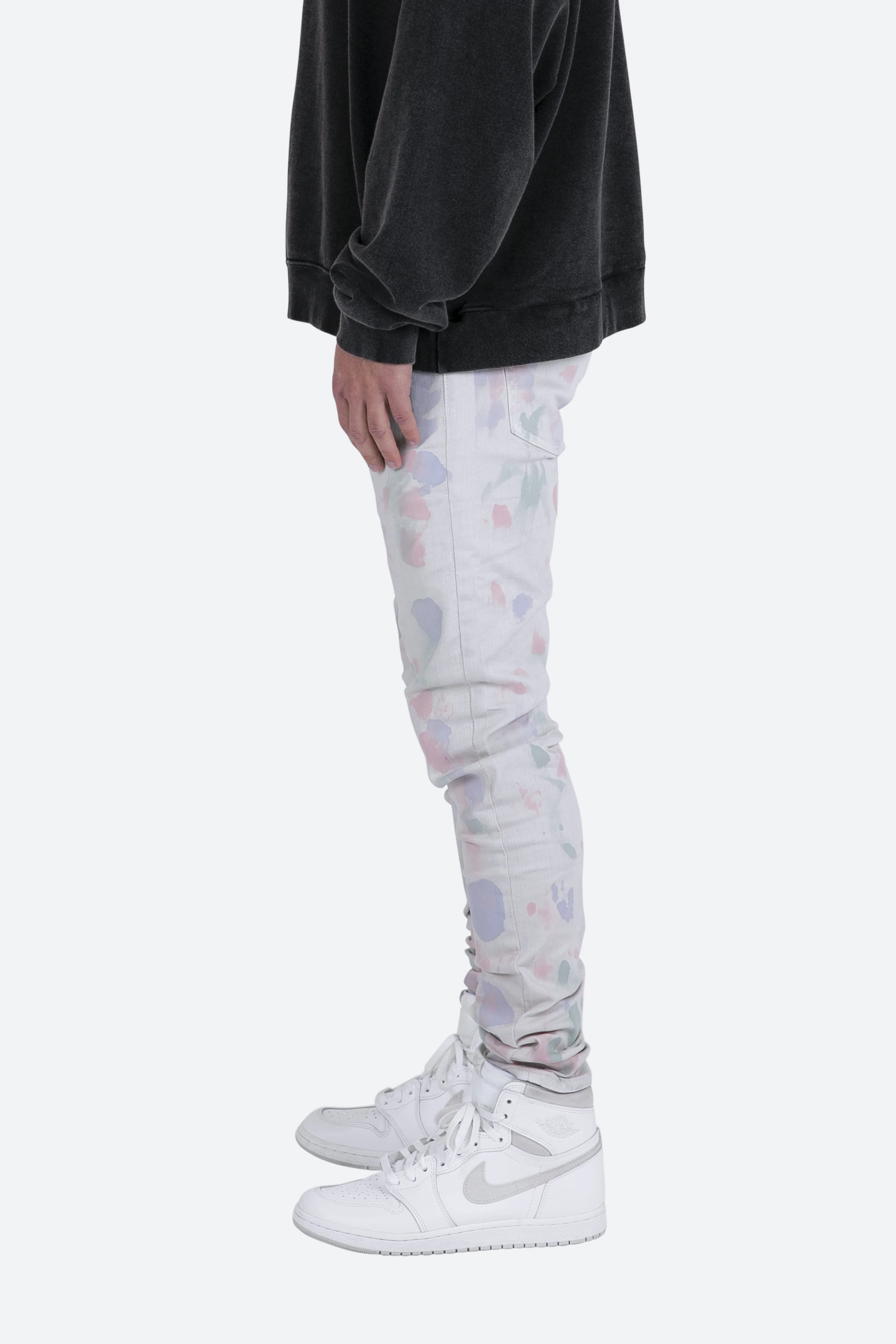 M363 Painted Slim Denim | Off White - Image 4