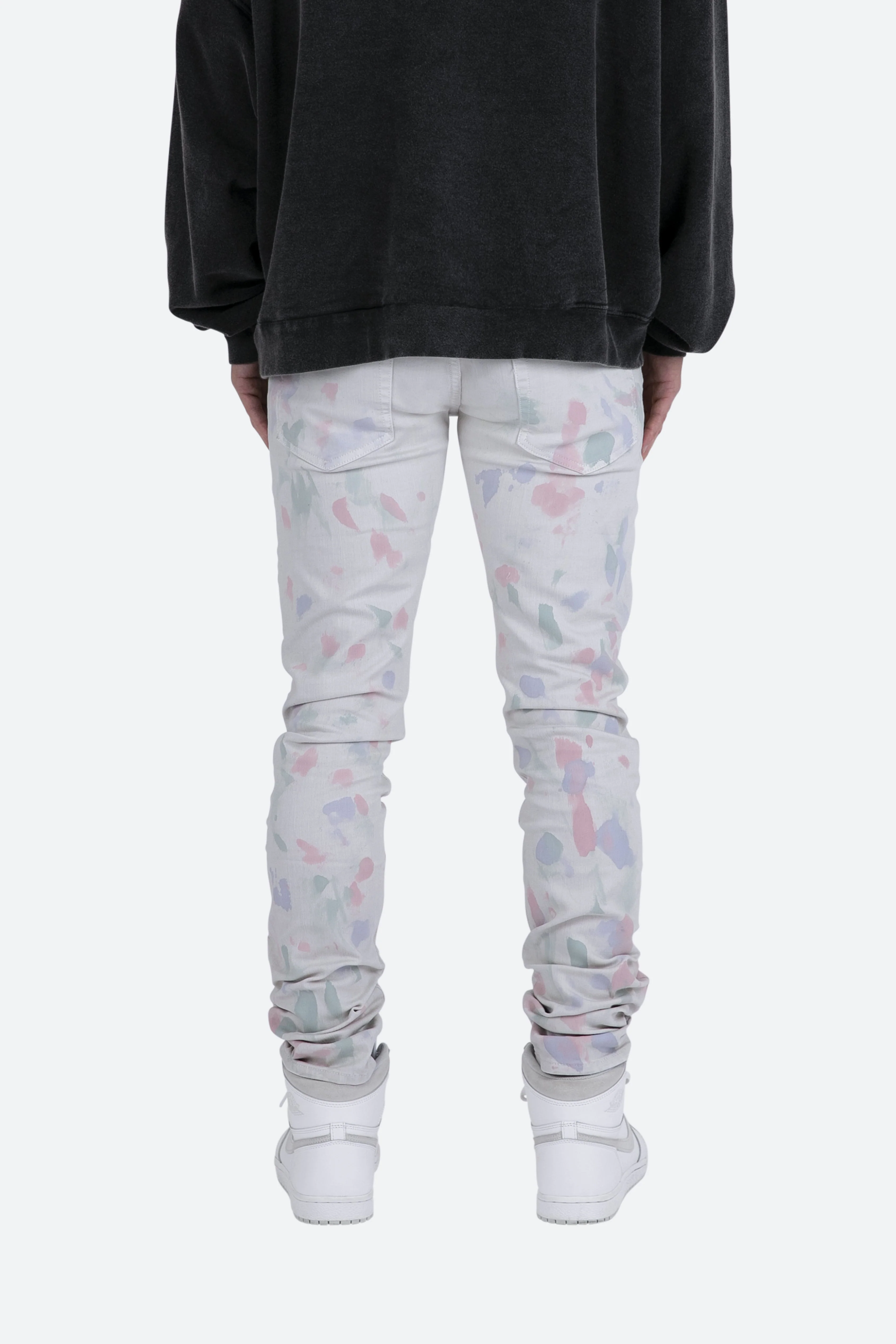 M363 Painted Slim Denim | Off White - Image 5