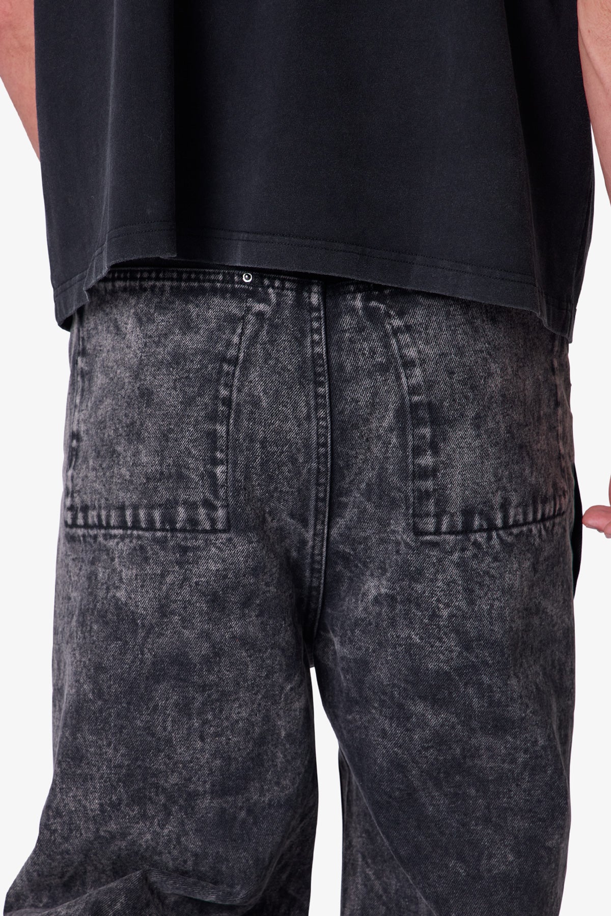 Baggy Moto Denim | Vintage Black - Image 8