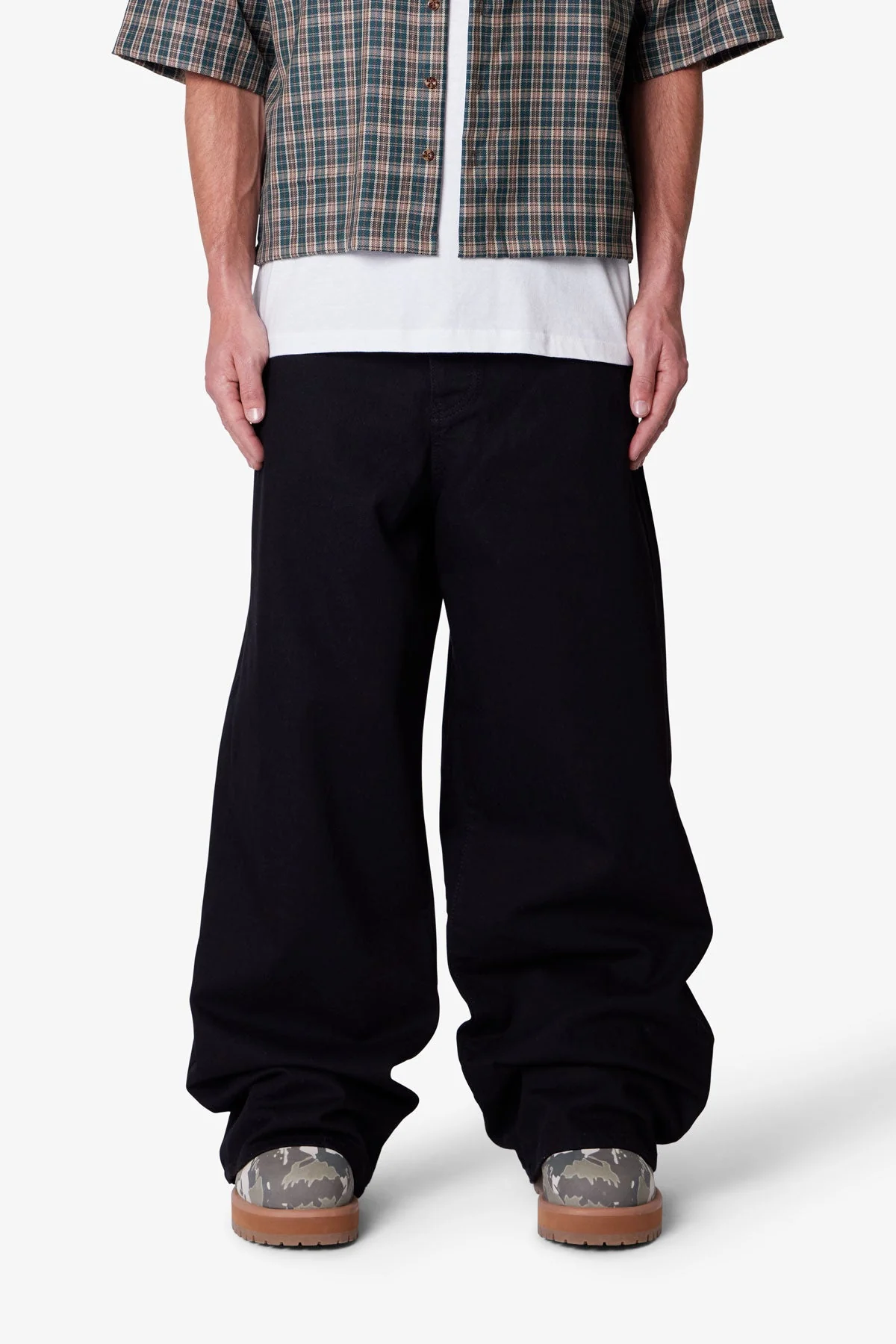 Raw Baggy Rave Denim | Washed Black - Image 2