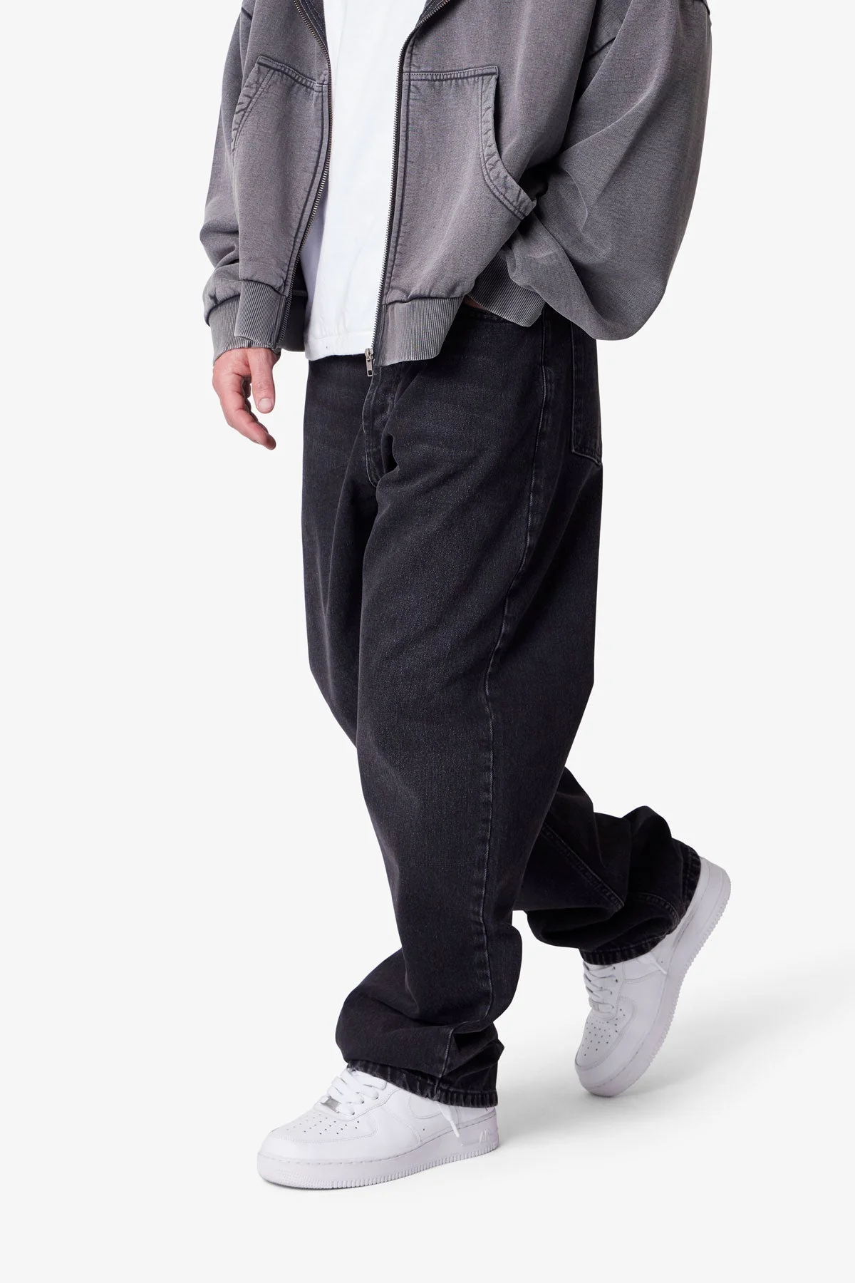 Ultra Baggy Denim | Stone Wash Black - Image 6