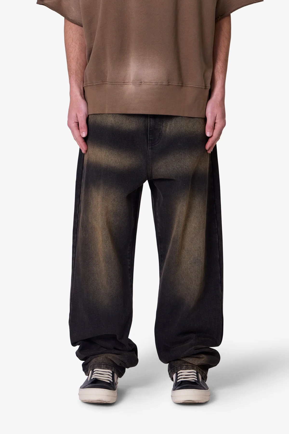 Ultra Baggy Dried Denim | Washed Black - Image 2