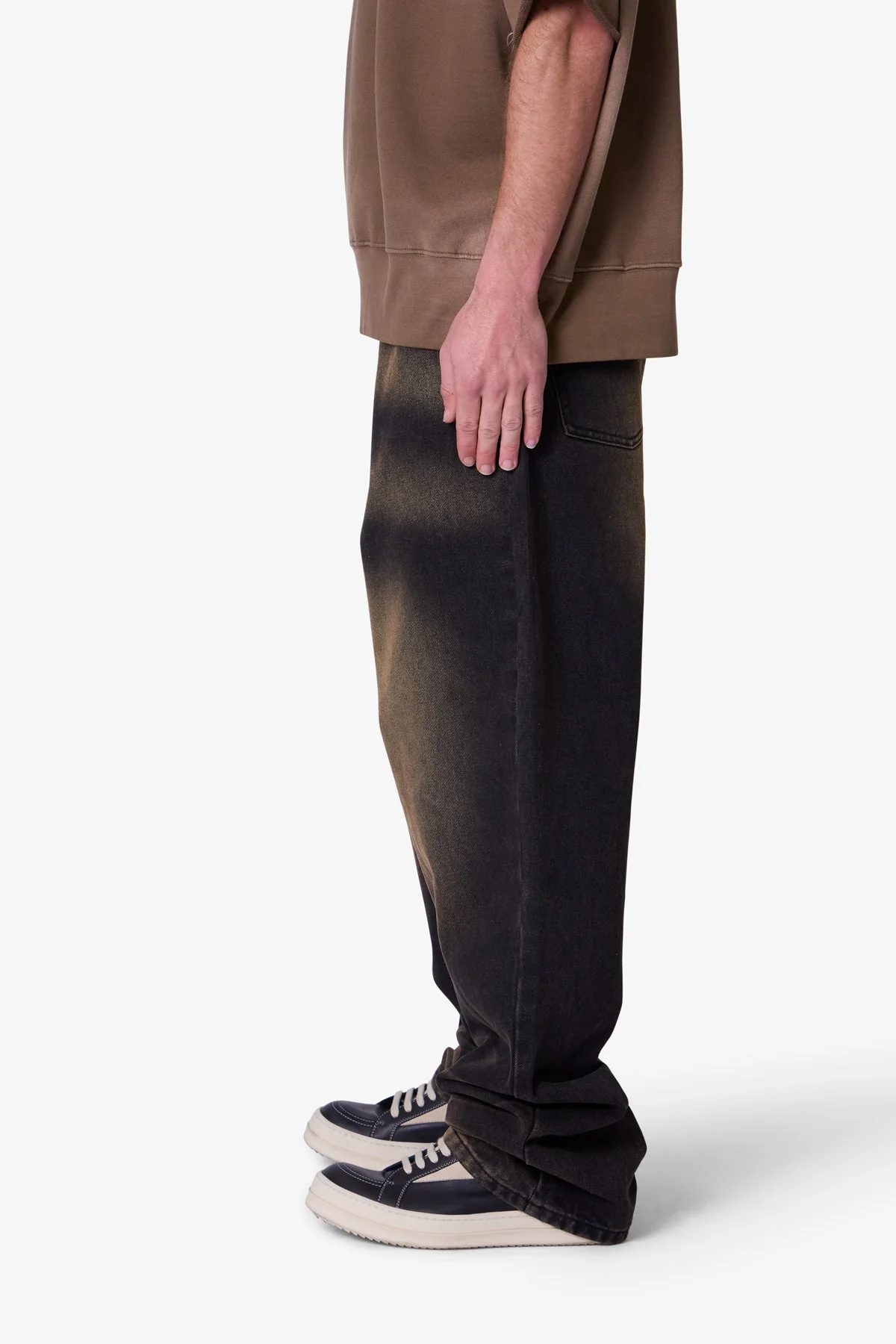 Ultra Baggy Dried Denim | Washed Black - Image 4