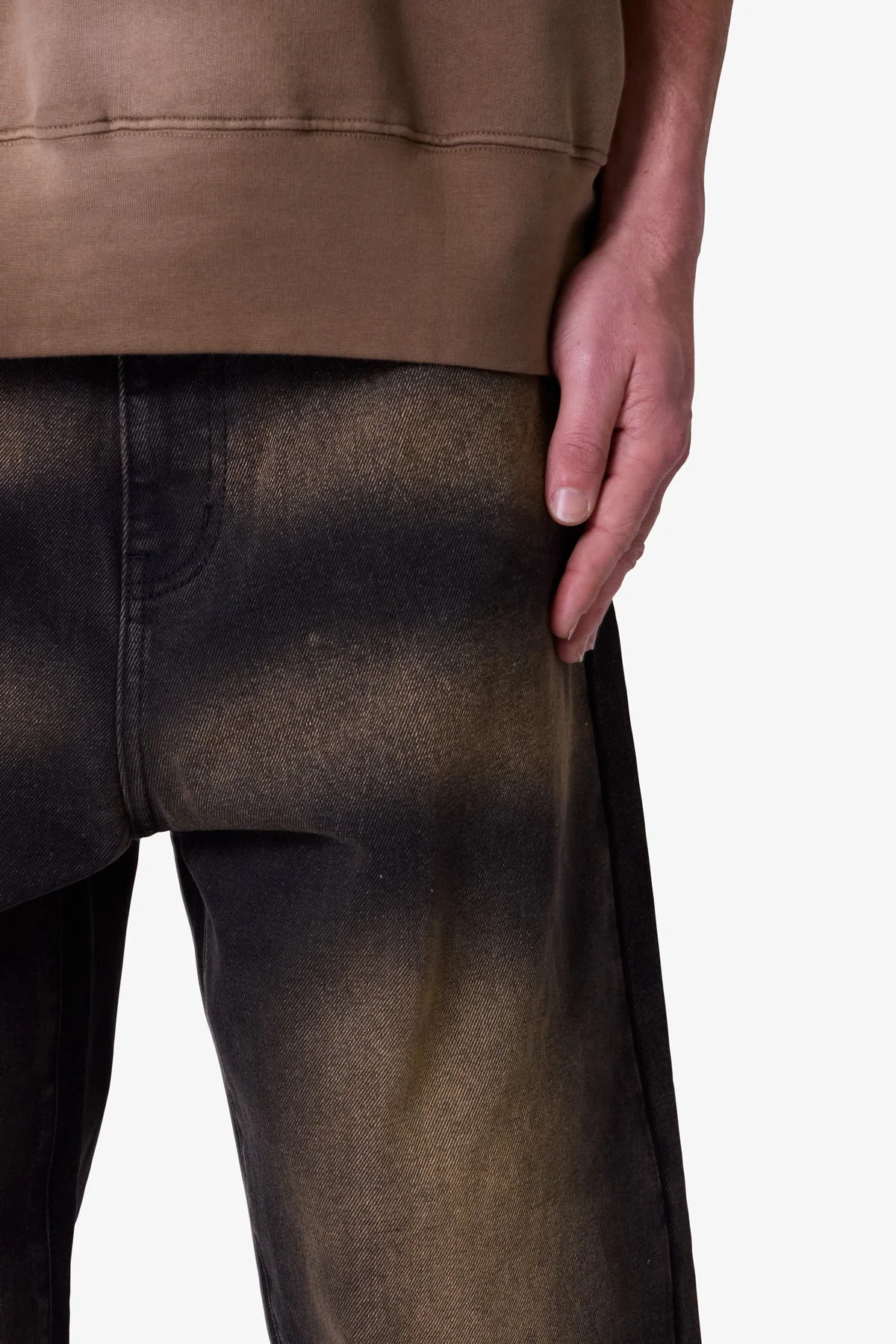 Ultra Baggy Dried Denim | Washed Black - Image 7