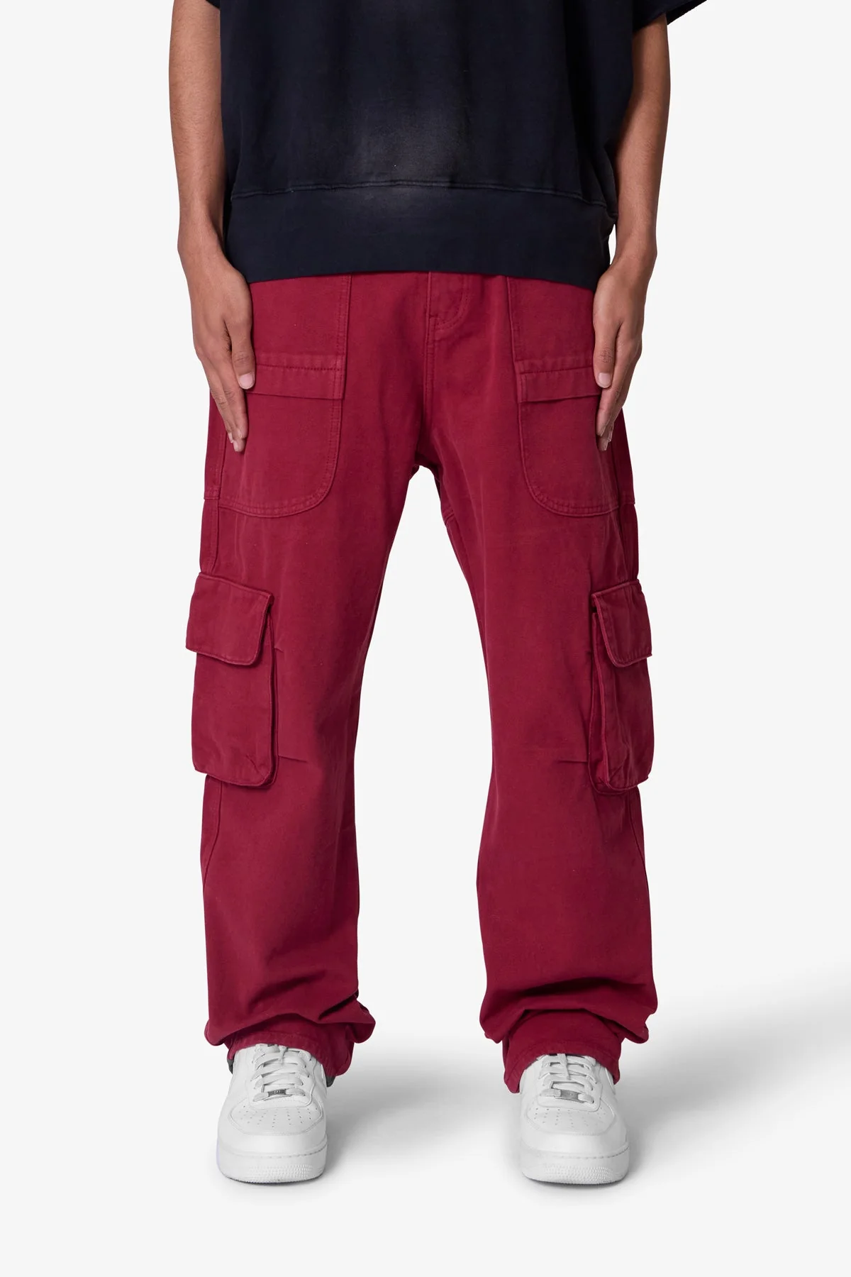 Ultra Baggy Pocketeer Denim | Burgundy - Image 2