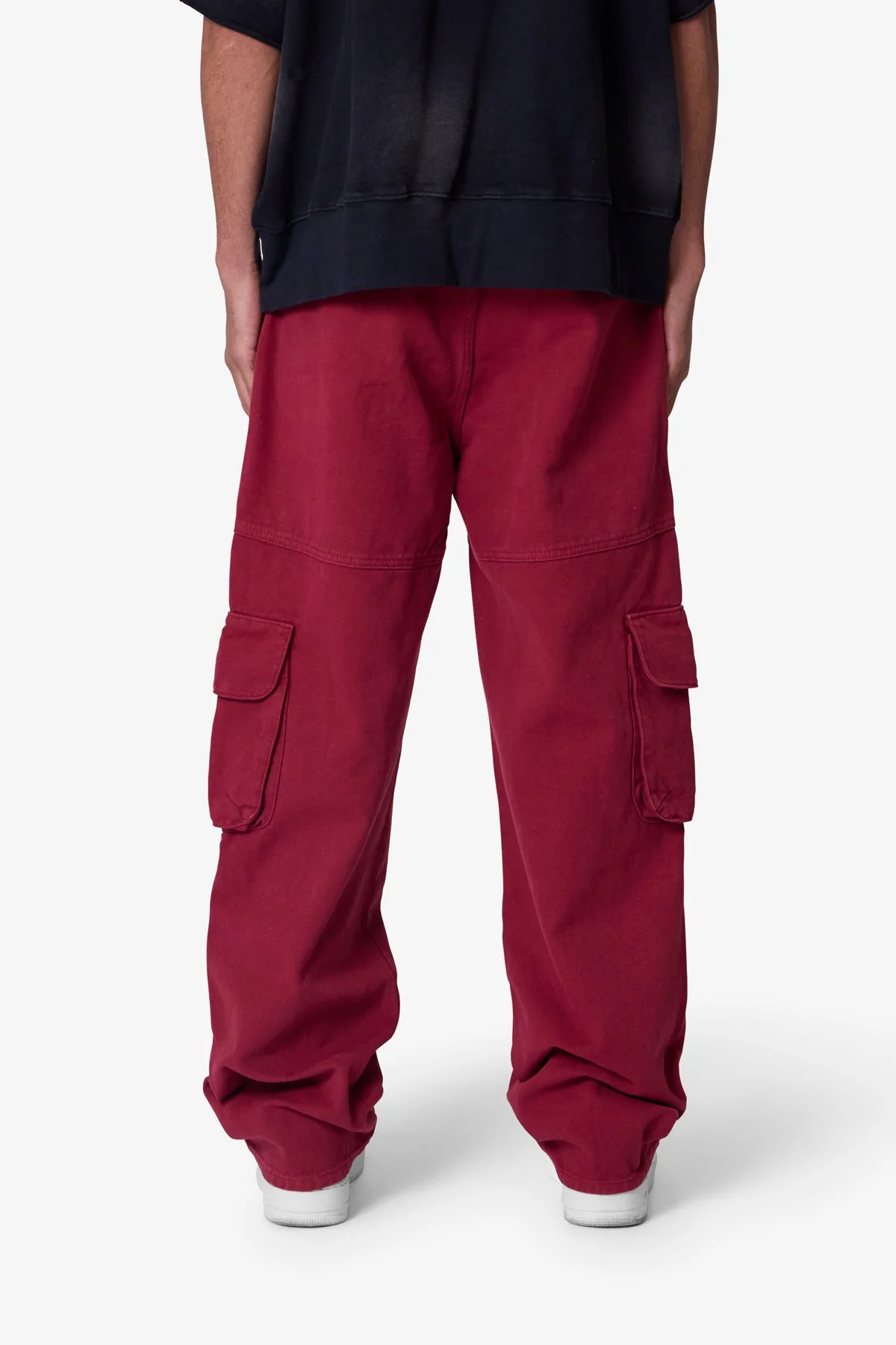 Ultra Baggy Pocketeer Denim | Burgundy - Image 5