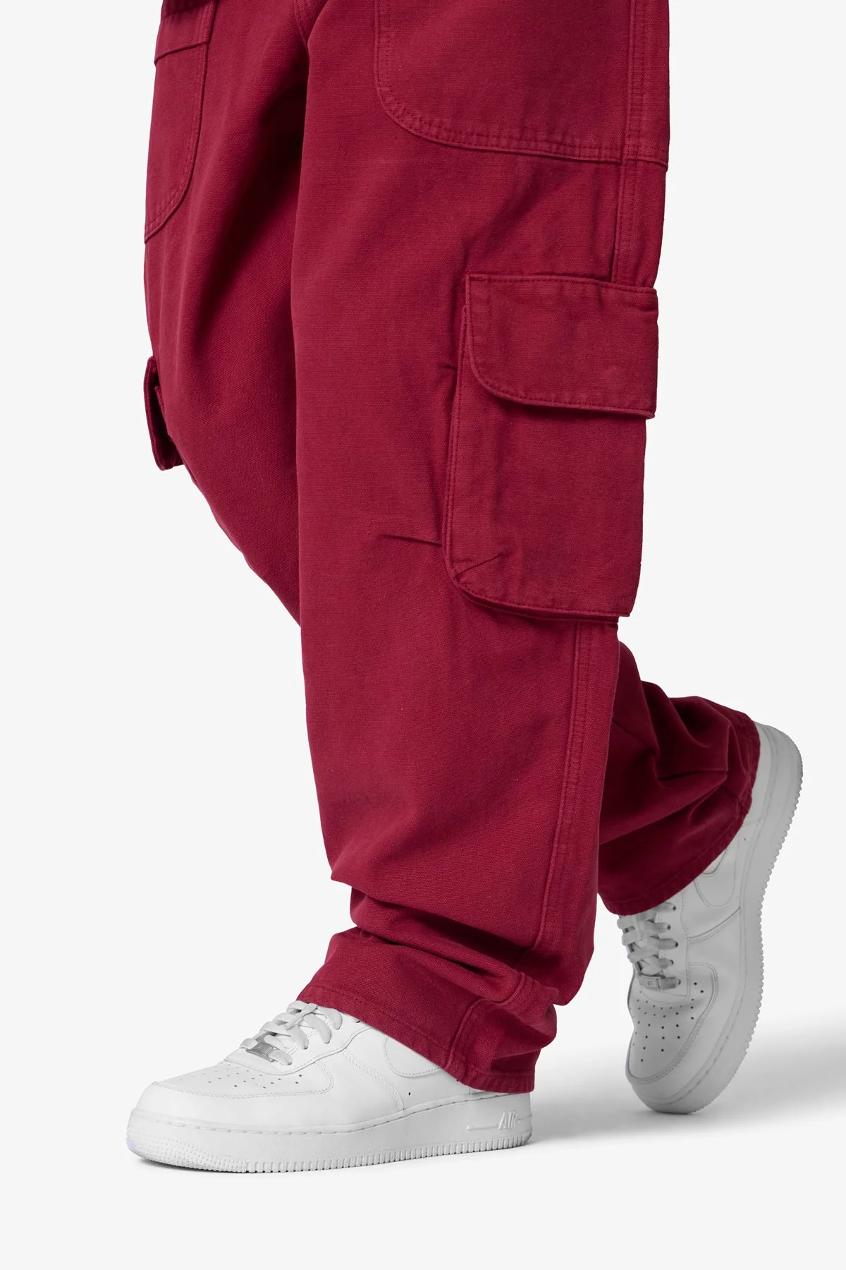 Ultra Baggy Pocketeer Denim | Burgundy - Image 8