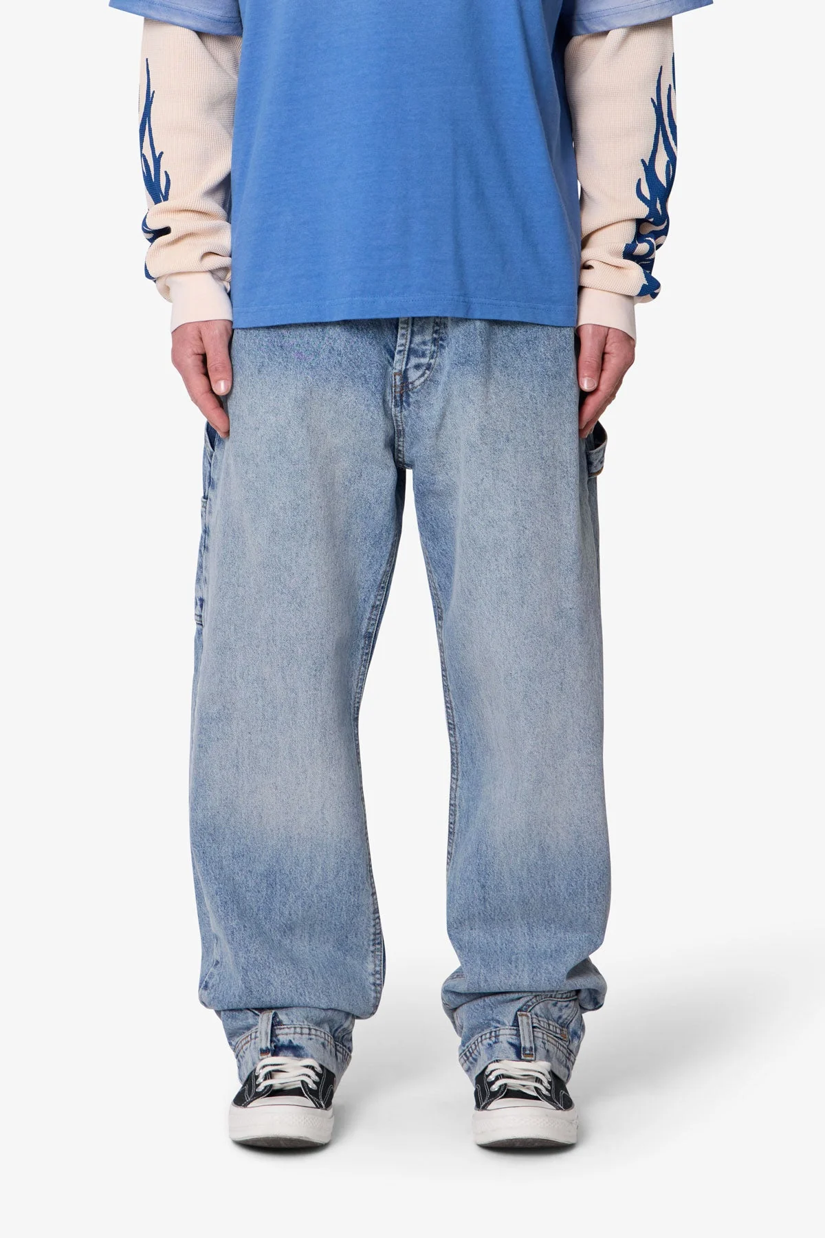 Ultra Baggy Reconstructed Denim | Washed Blue - Image 2