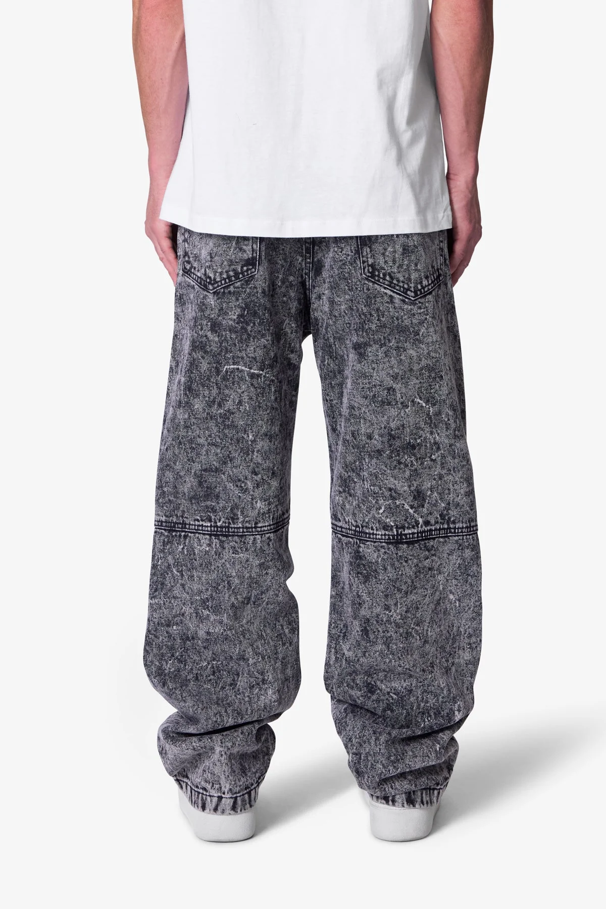 V741 Front Washed Cargo Denim | Grey - Image 5