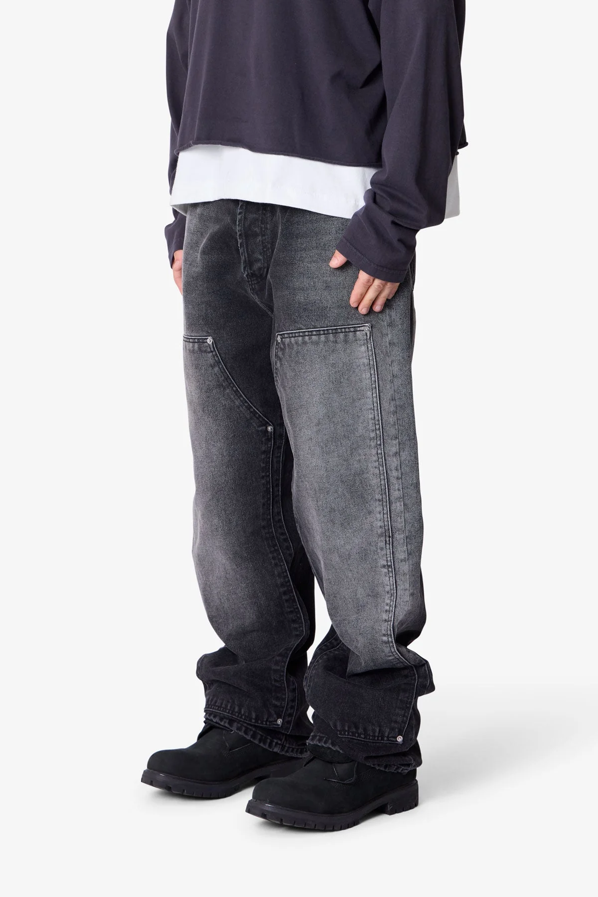 West Double Knee Denim | Black - Image 3