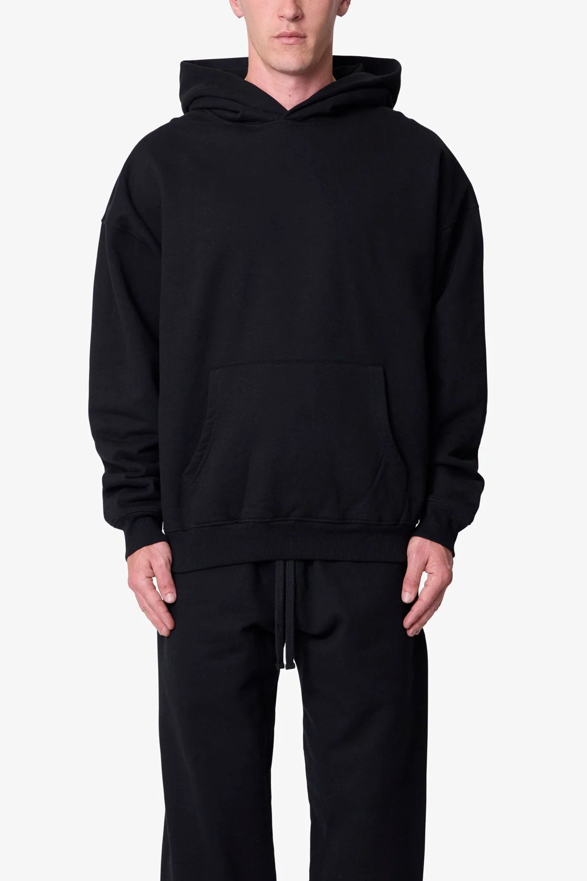 Heavy Basic Hoodie | Black - Image 2