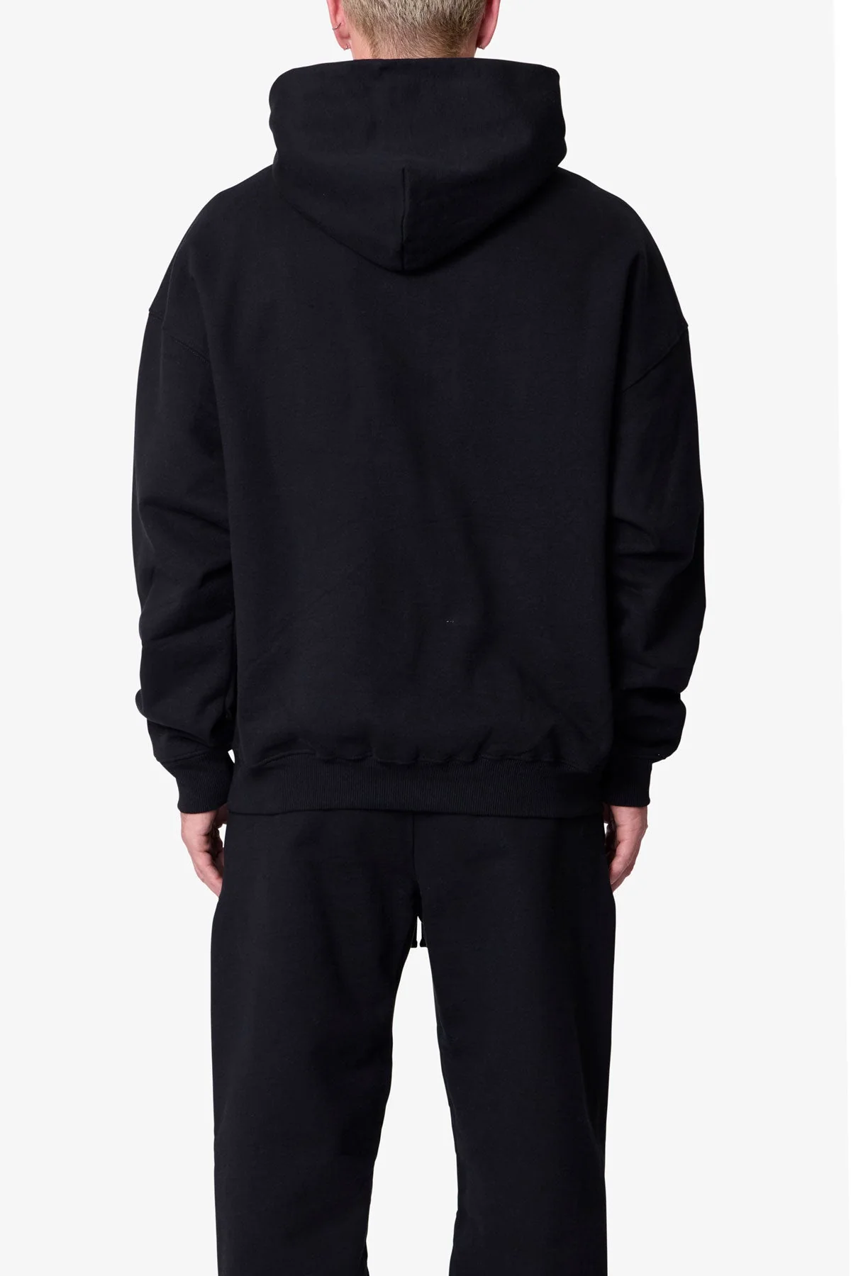Heavy Basic Hoodie | Black - Image 5