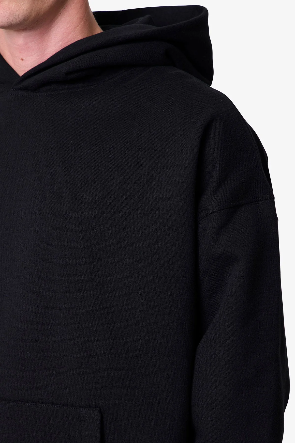 Heavy Basic Hoodie | Black - Image 7