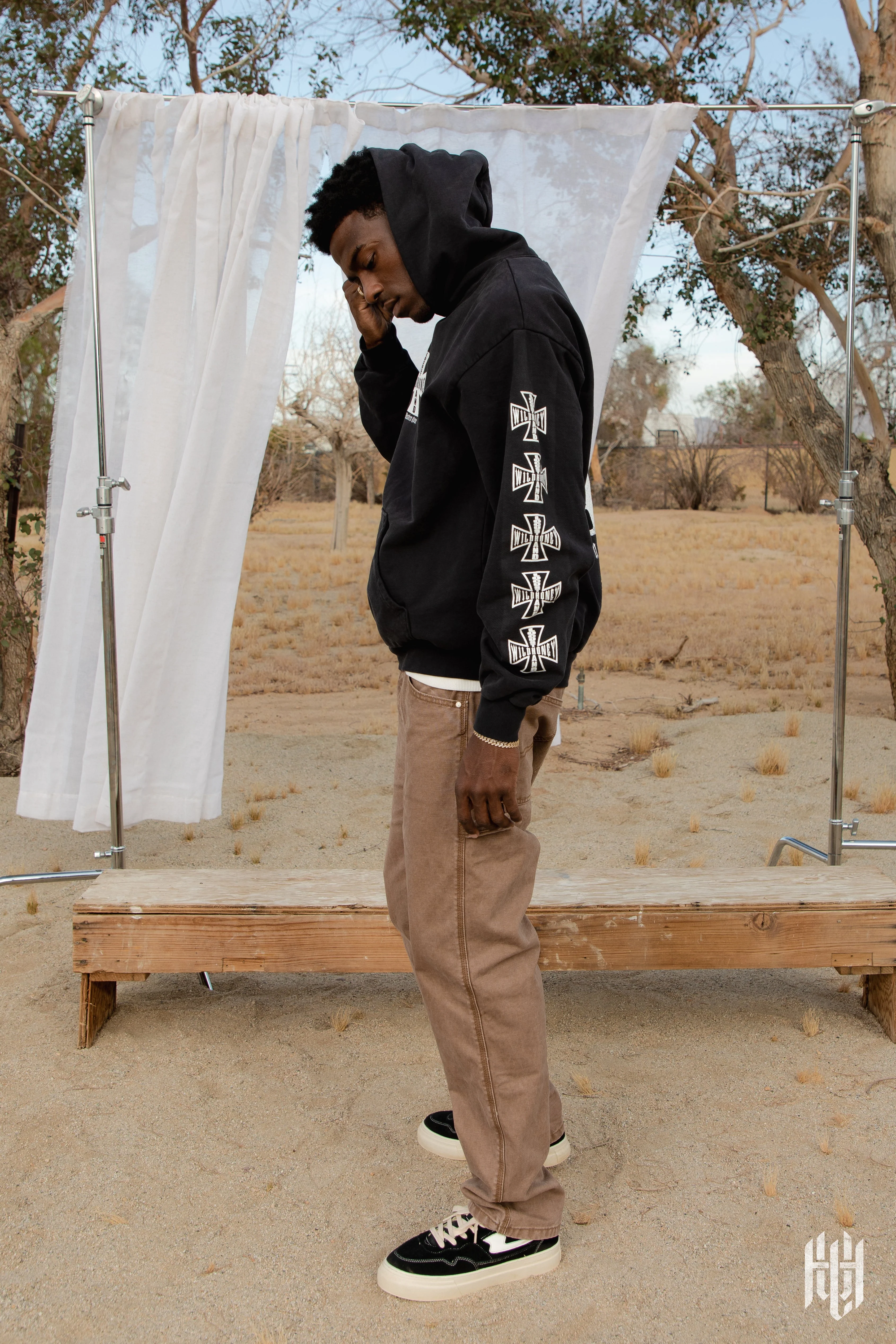 Sharpened Iron Hoodie | Vintage Black - Image 5