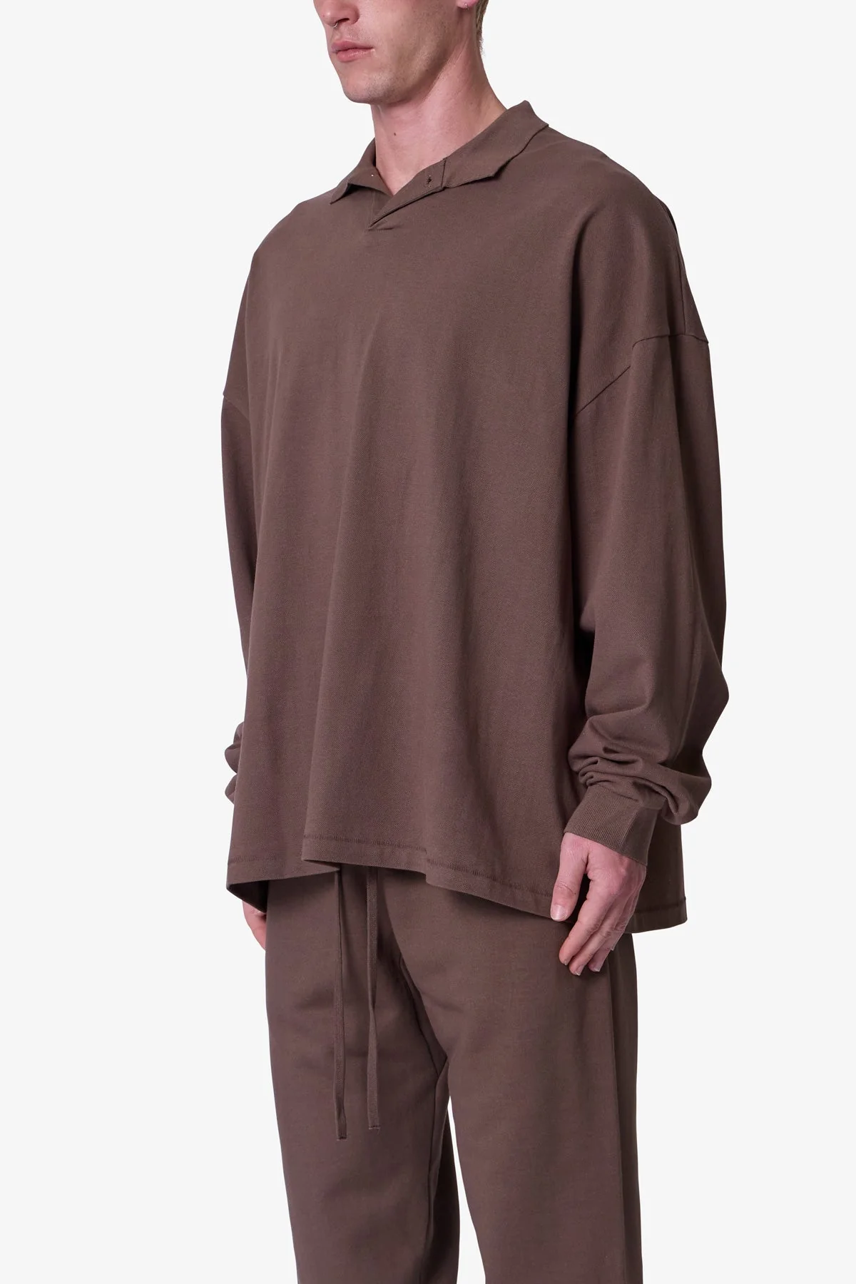 Every Day L/S Polo | Olive - Image 3